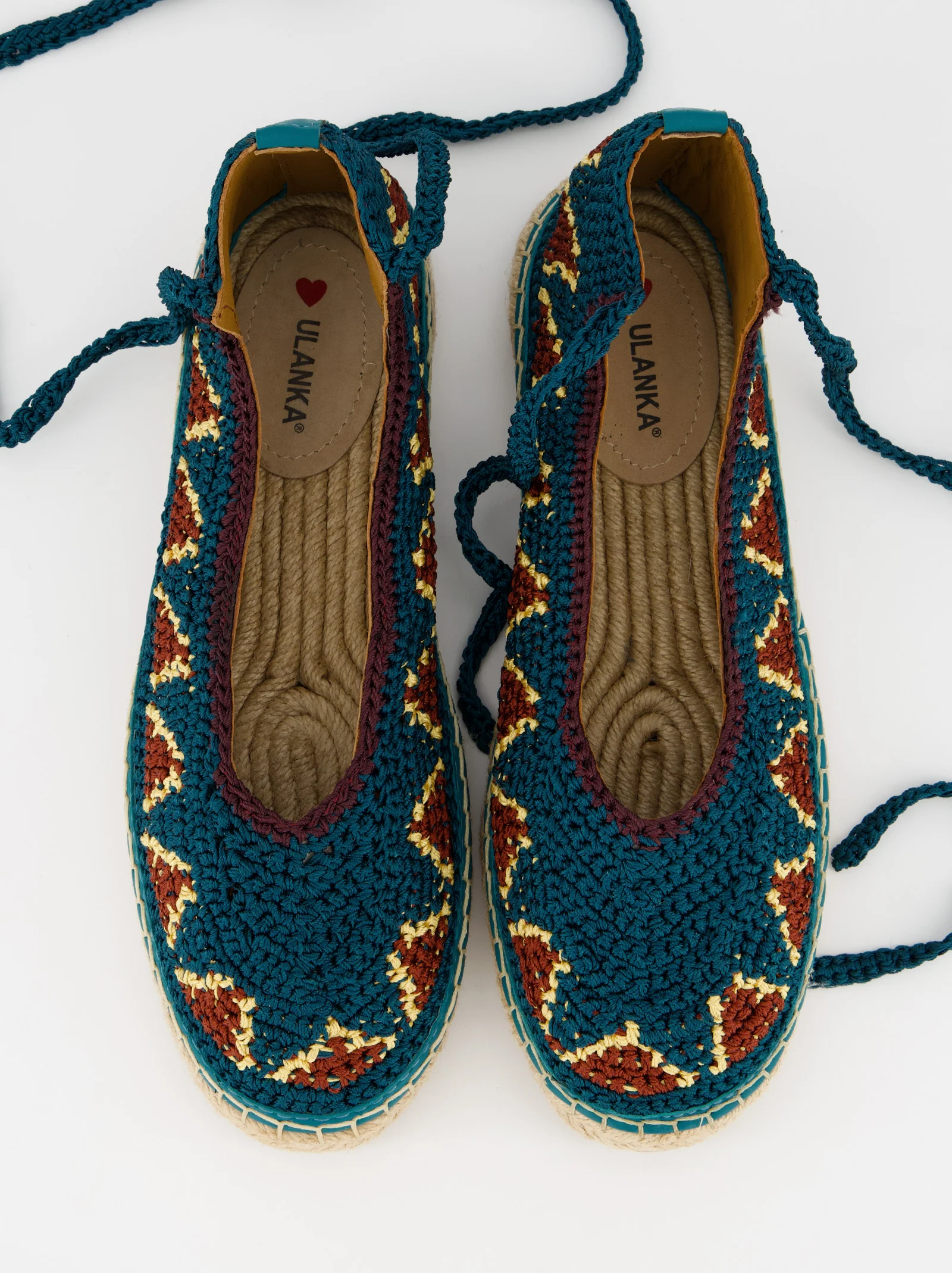 Bailarinas crochet atadas al tobillo - Ank - Image 4