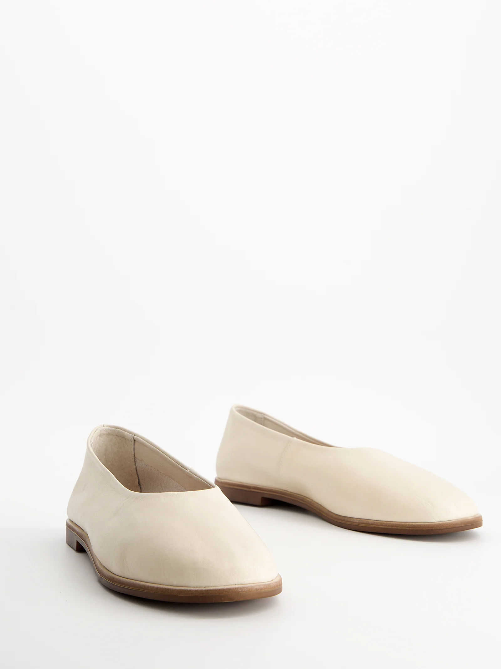 Bailarinas minimal piel crema - Dharma - Image 2