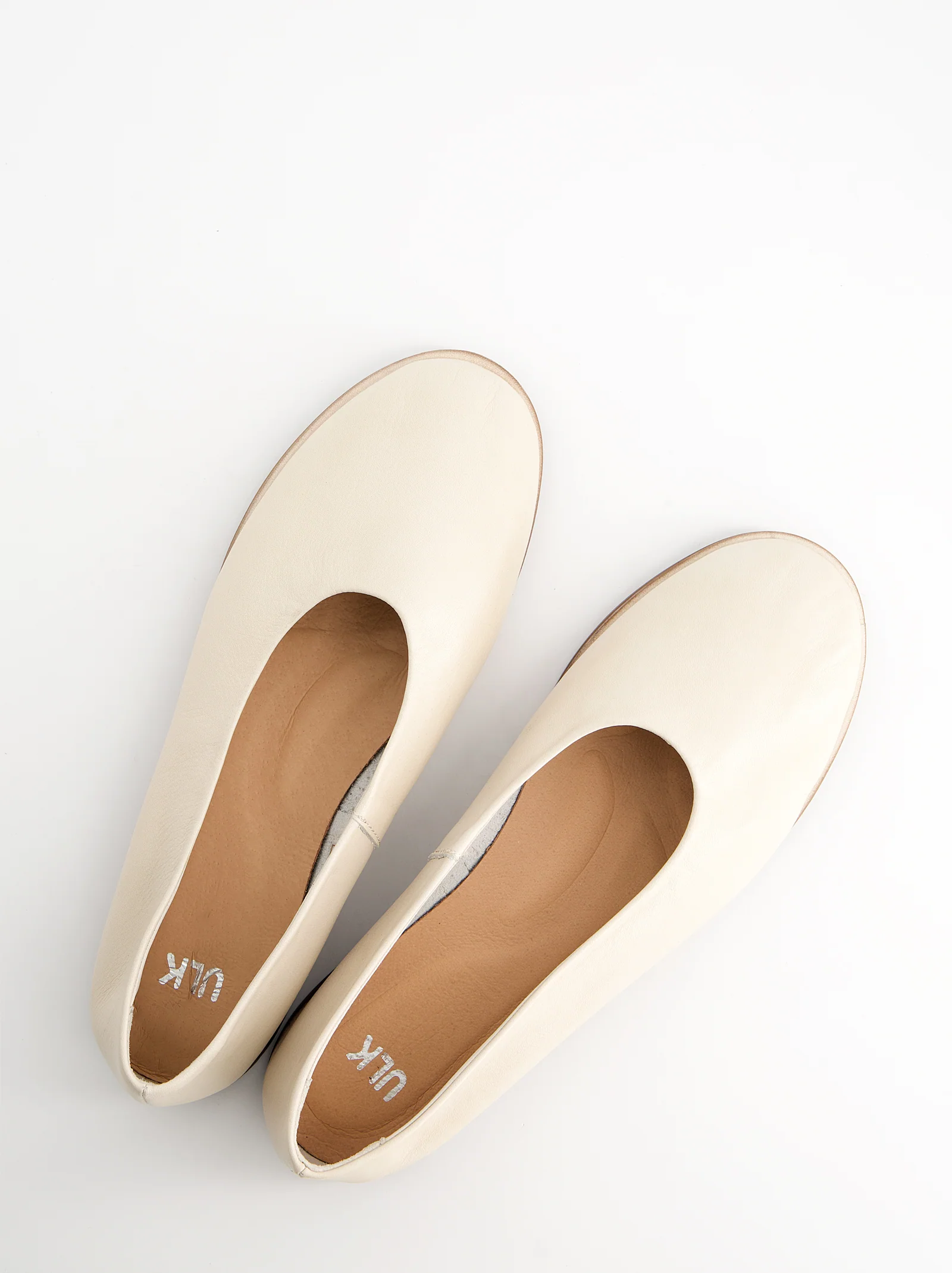 Bailarinas minimal piel crema - Dharma - Image 5