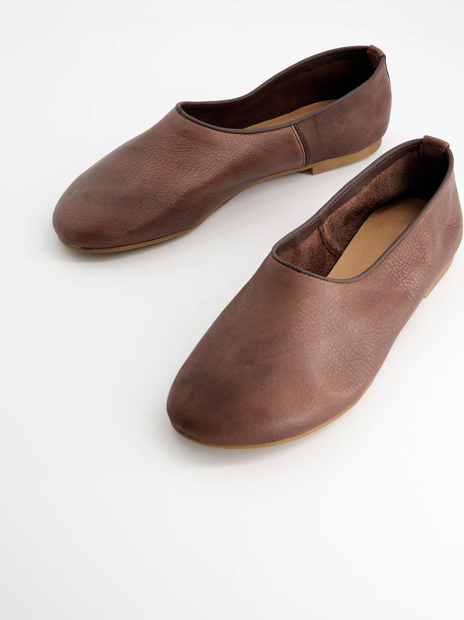 Bailarinas slipper de corte guante en piel - Luba - Image 2