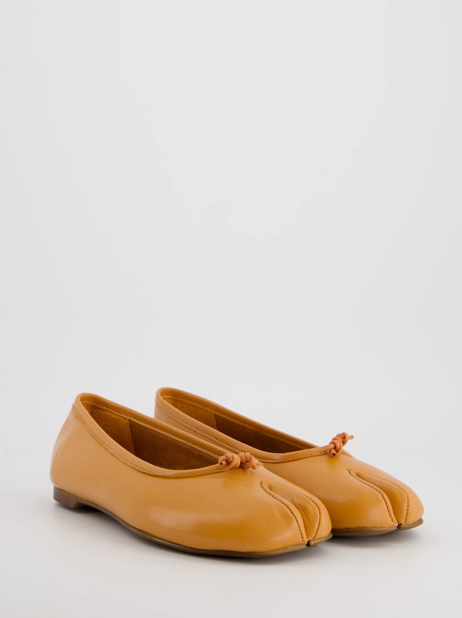 Bailarinas tabi de piel naranjas - Karva - Image 3