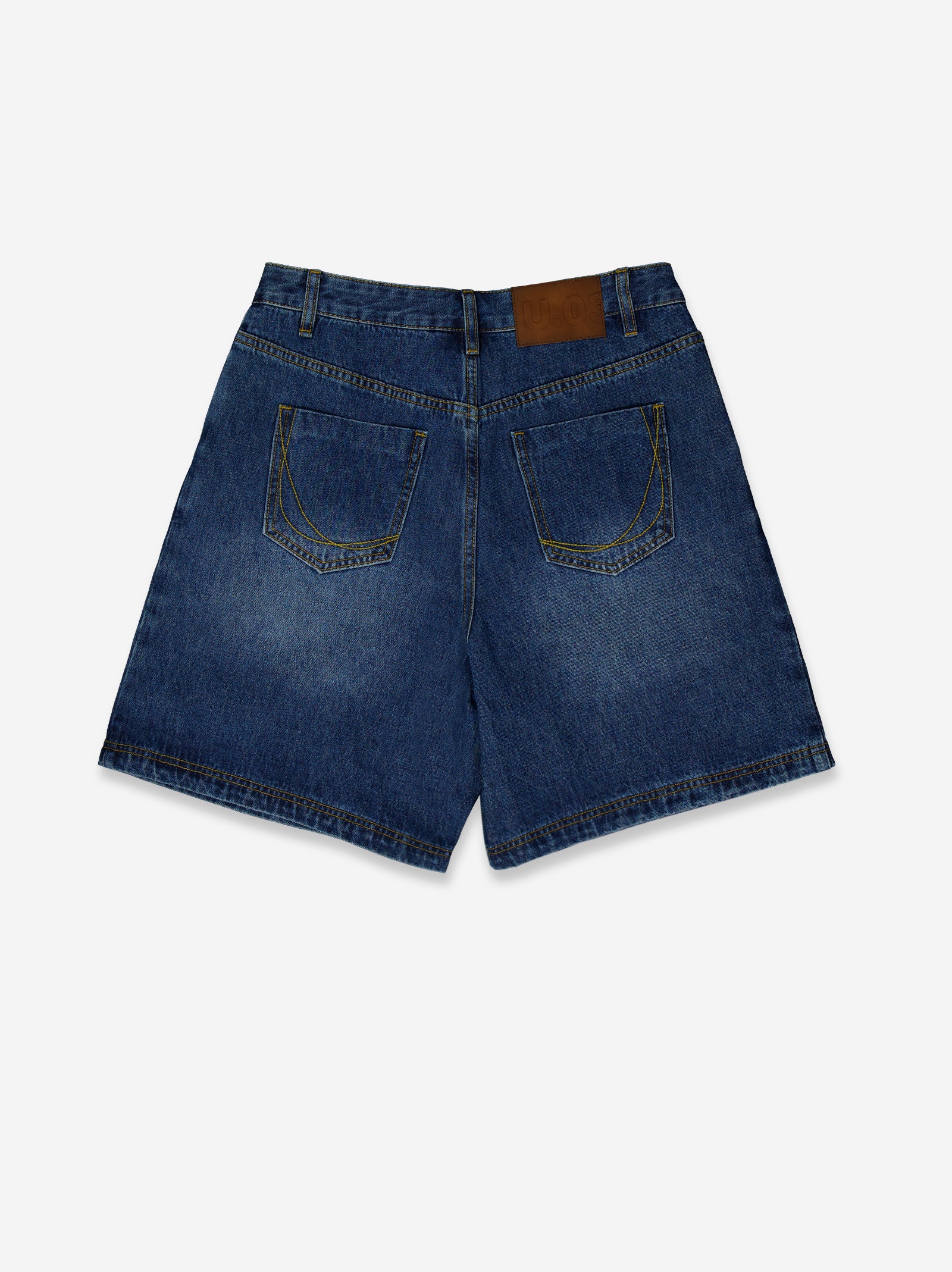 Bermudas denim con pinzas frontales - Mina - Image 5