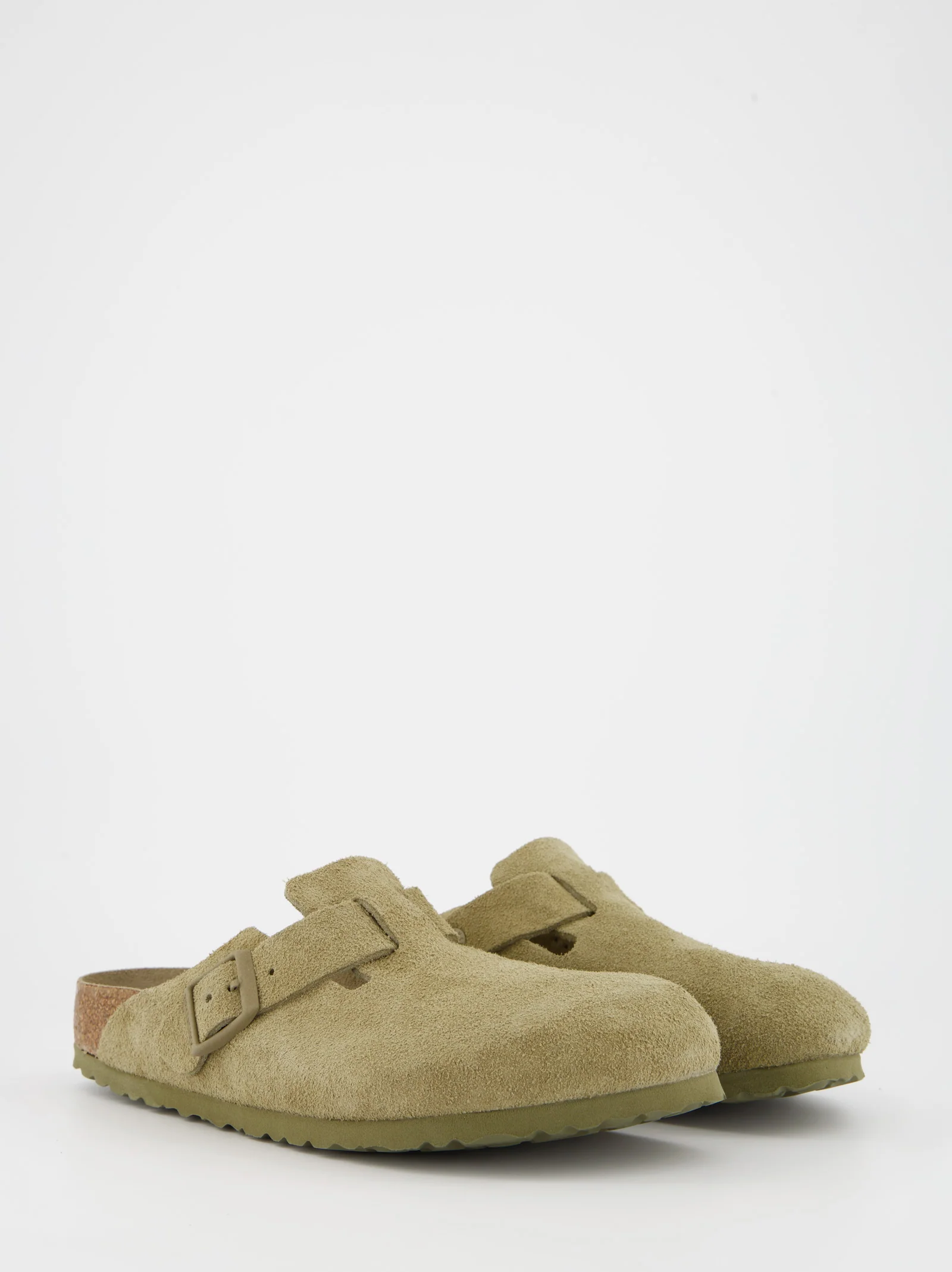 Zuecos bio de ante Birkenstock Boston con suela blanda - Image 3