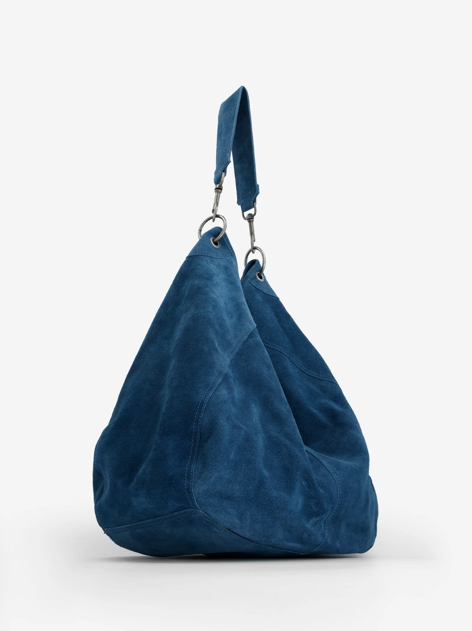 Bolso shopper azul serraje - Apris - Image 4