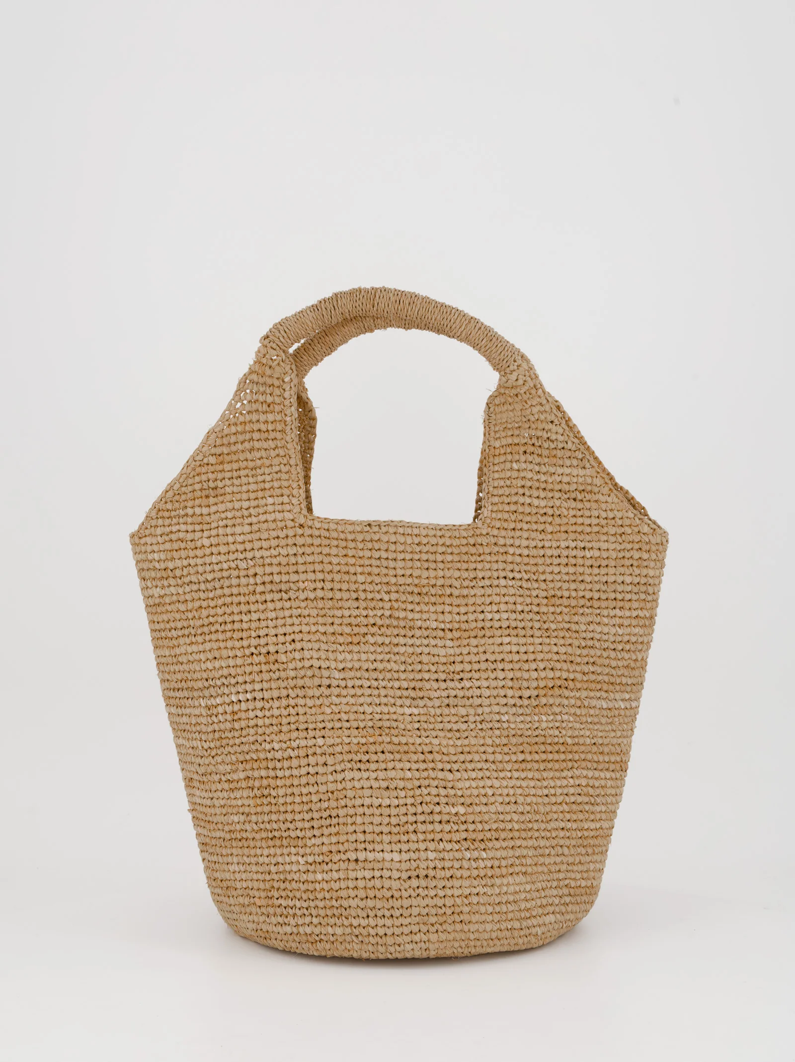 Bolso de rafia trenzada - Hanae Mid