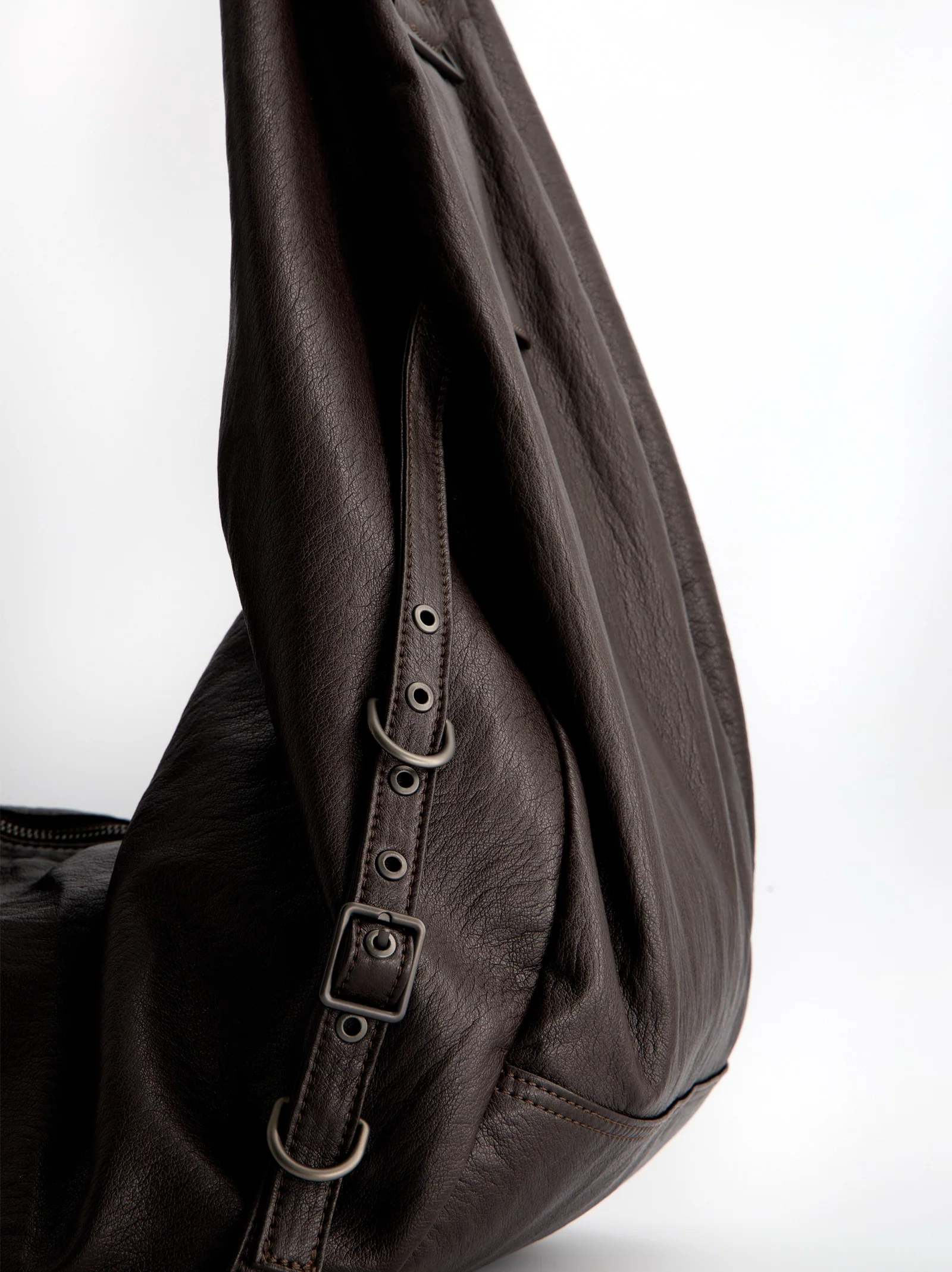 Bolso hobo de hombro efecto piel - Pituca - Image 3
