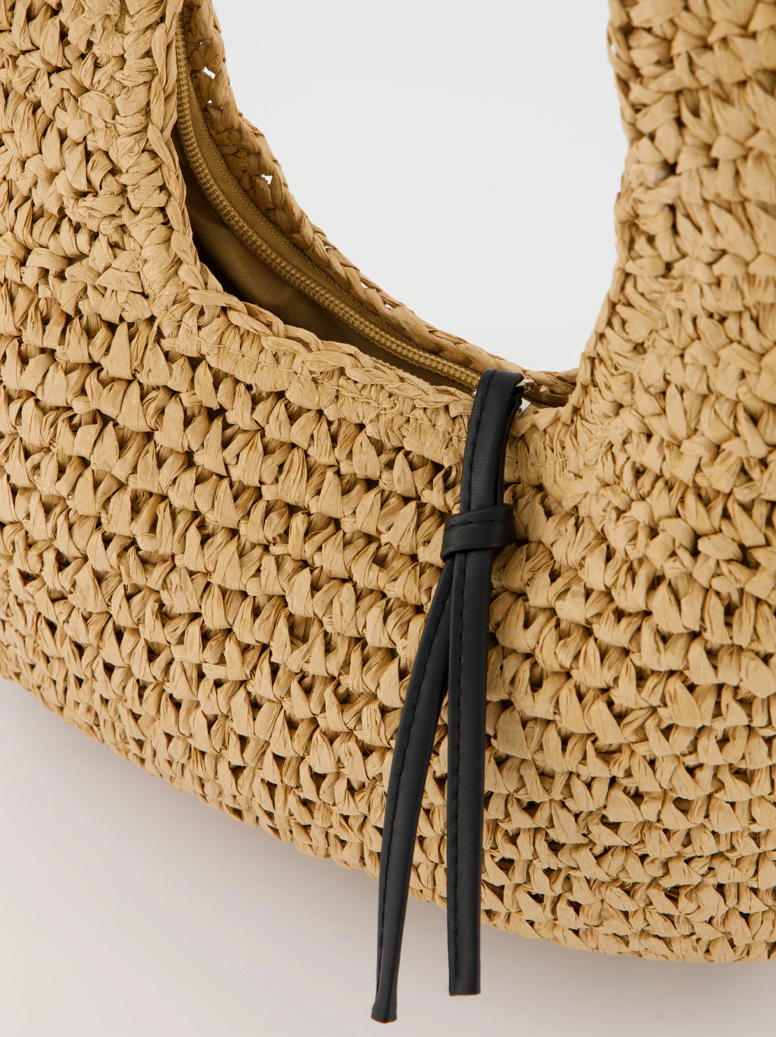 Bolso hobo de rafia - Korina - Image 5