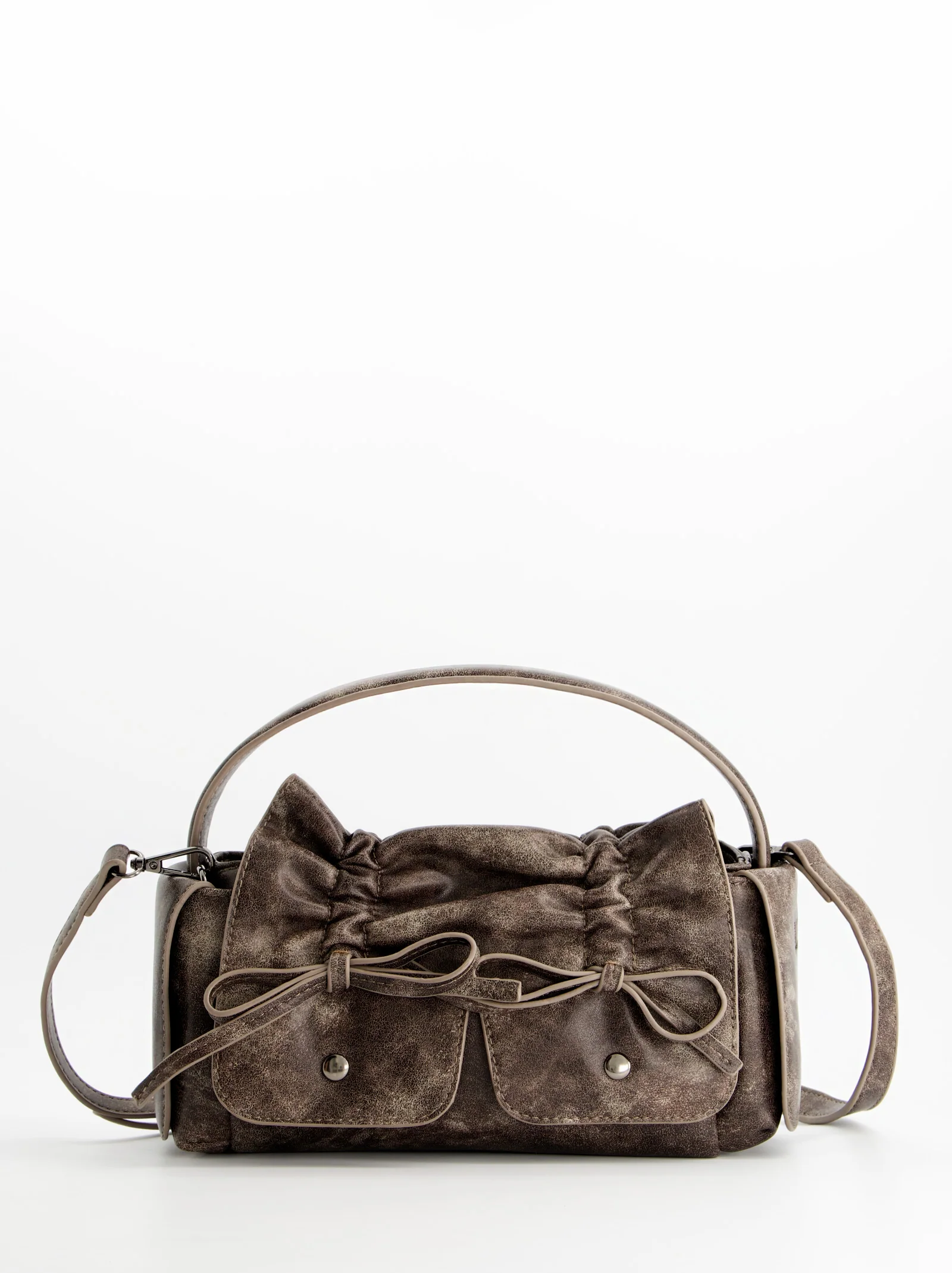 Bolso mini de mano con fruncido - ULK Neiva