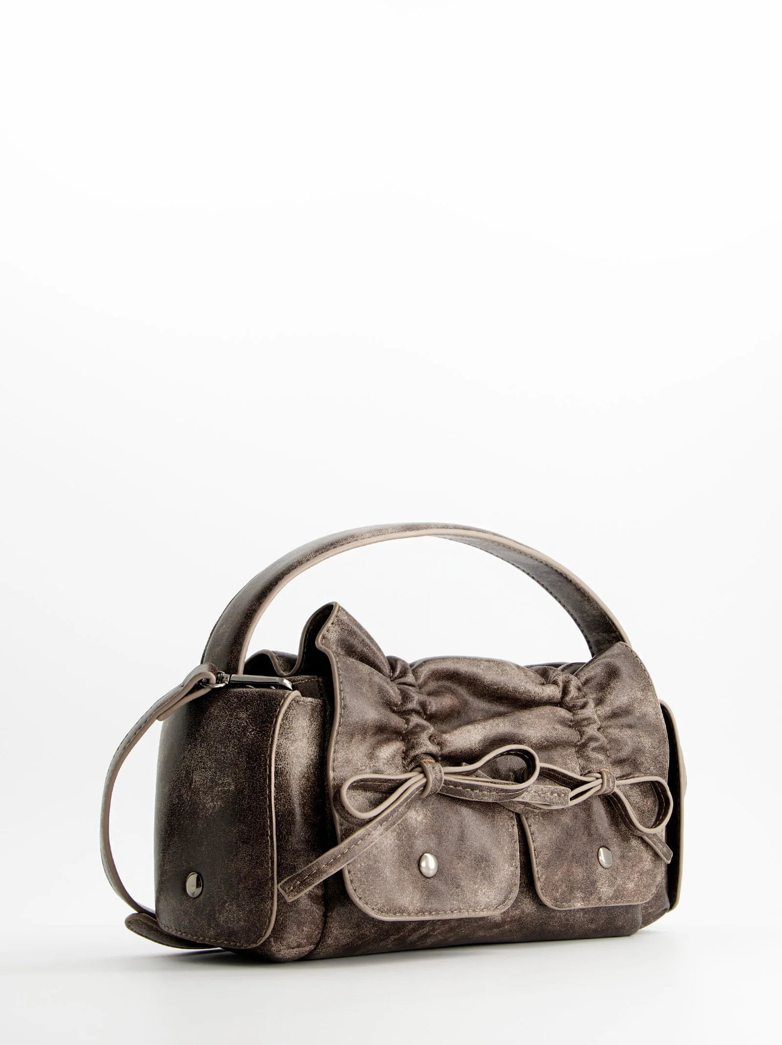 Bolso mini de mano con fruncido - ULK Neiva - Image 2