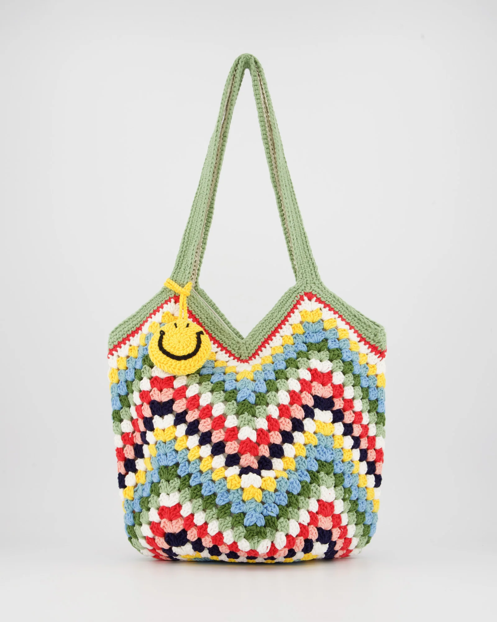 Bolso shopper de crochet multicolor - Aspen