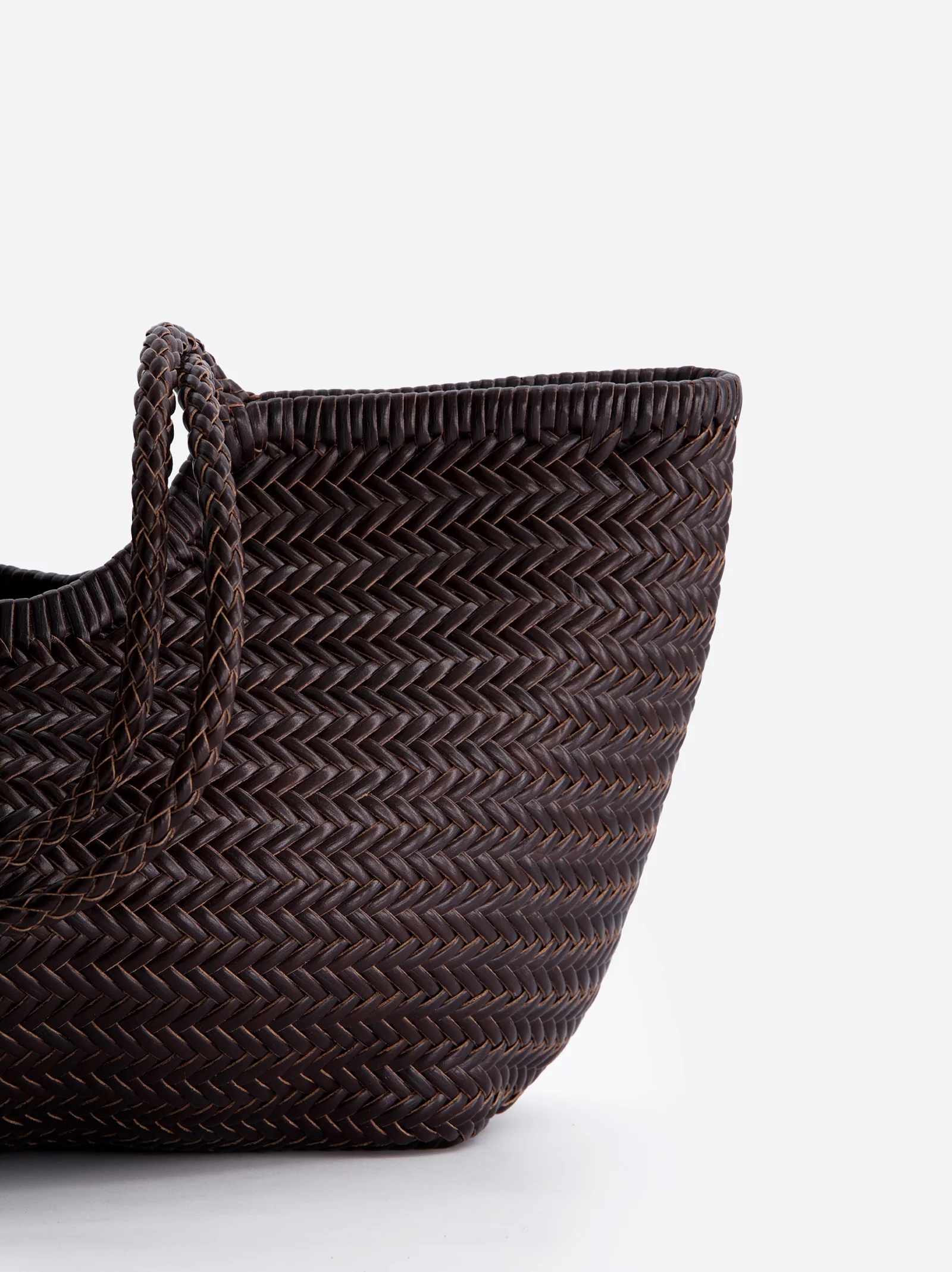 Bolso shopper maxi de piel trenzada - Romi XL - Image 2