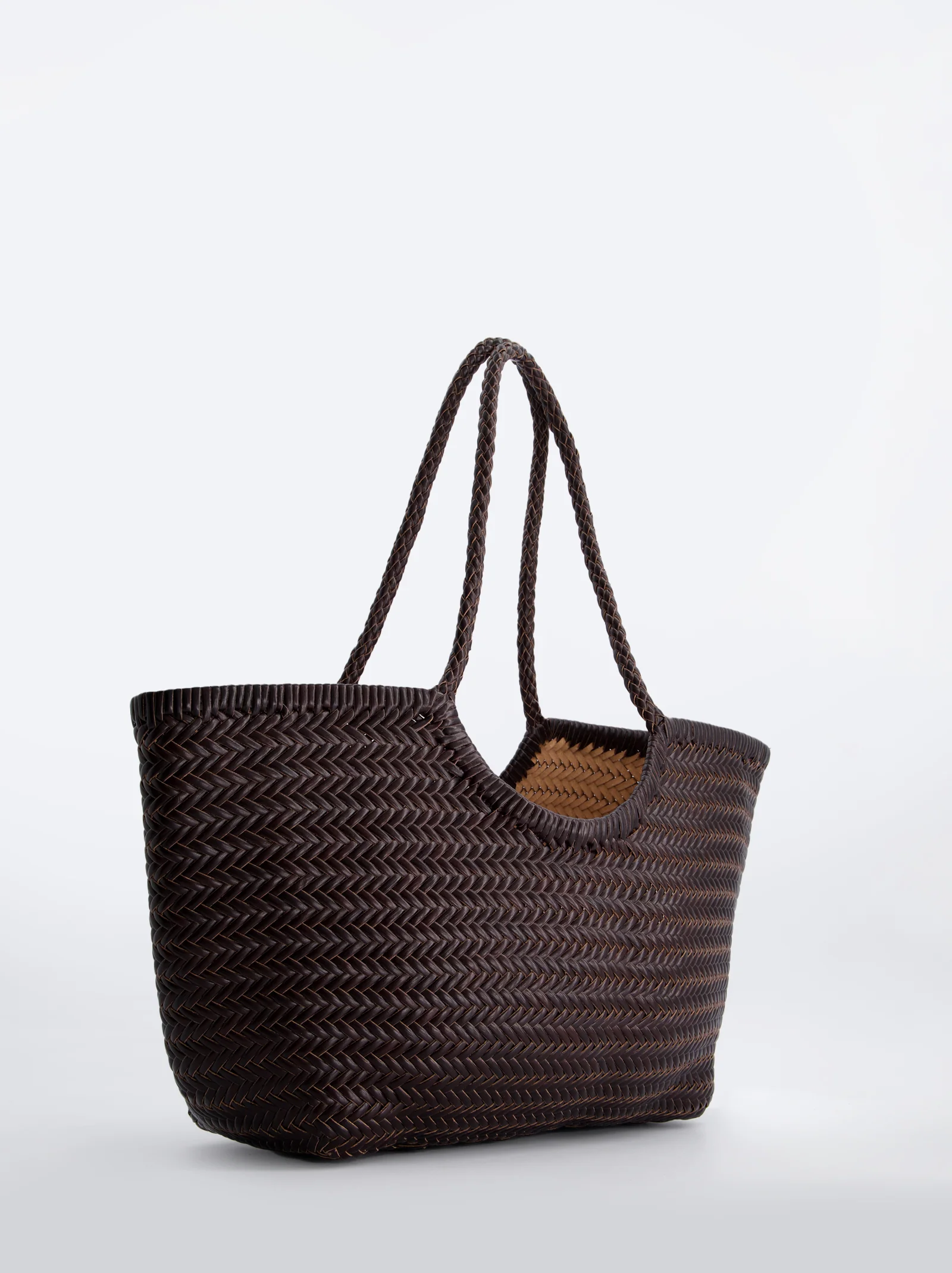 Bolso shopper maxi de piel trenzada - Romi XL - Image 4