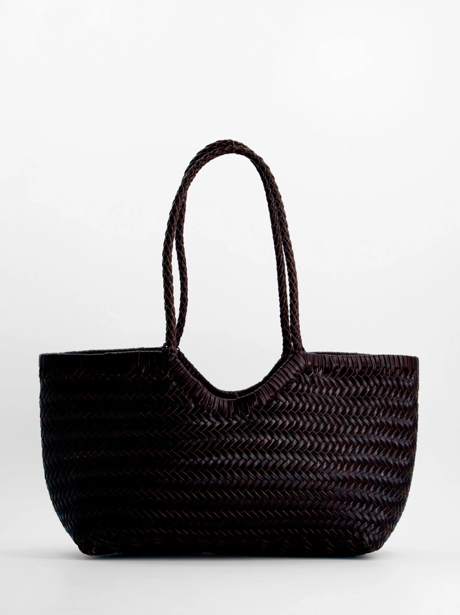 Bolso shopper de piel trenzada - Romi