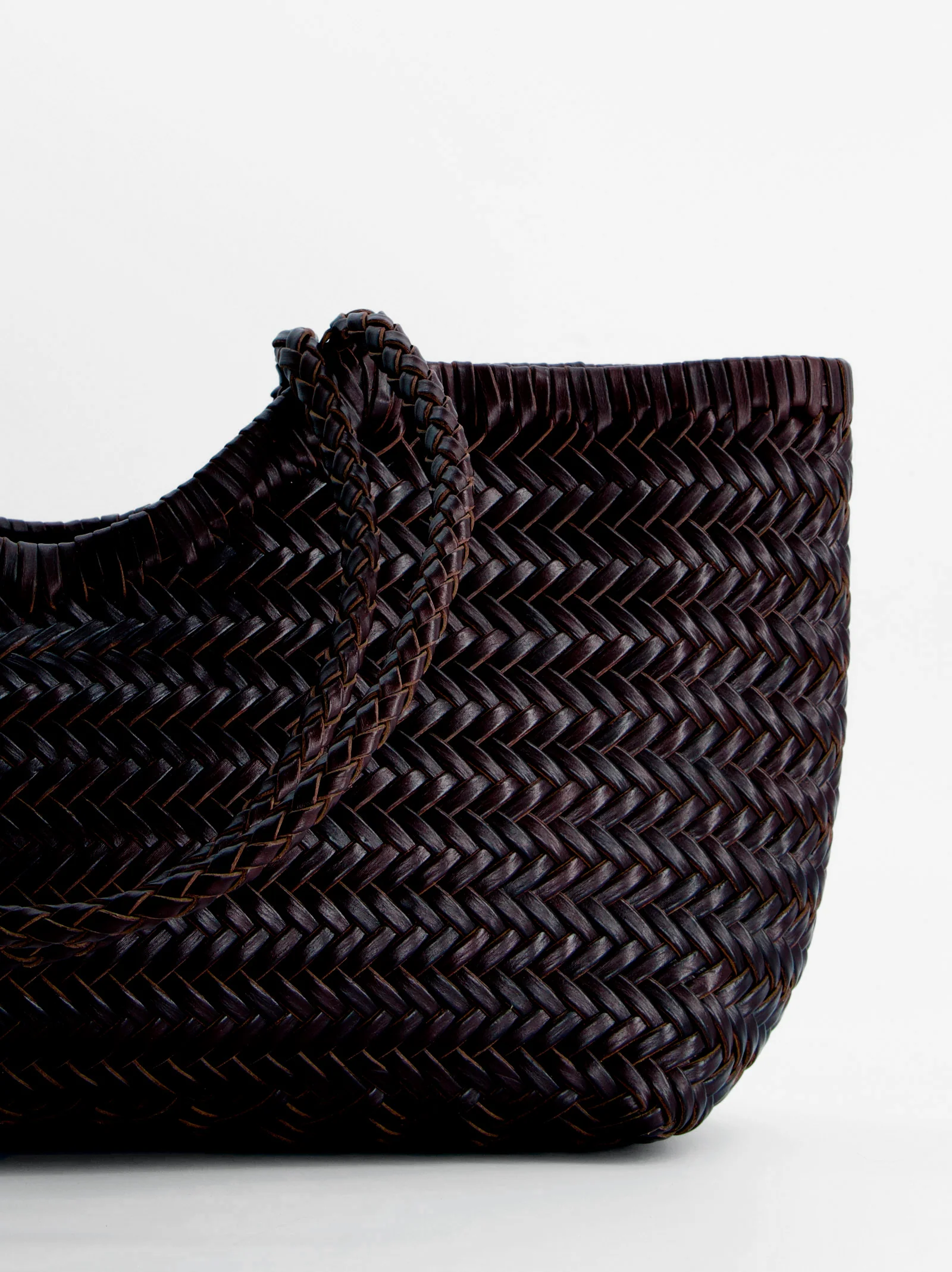 Bolso shopper de piel trenzada - Romi - Image 5