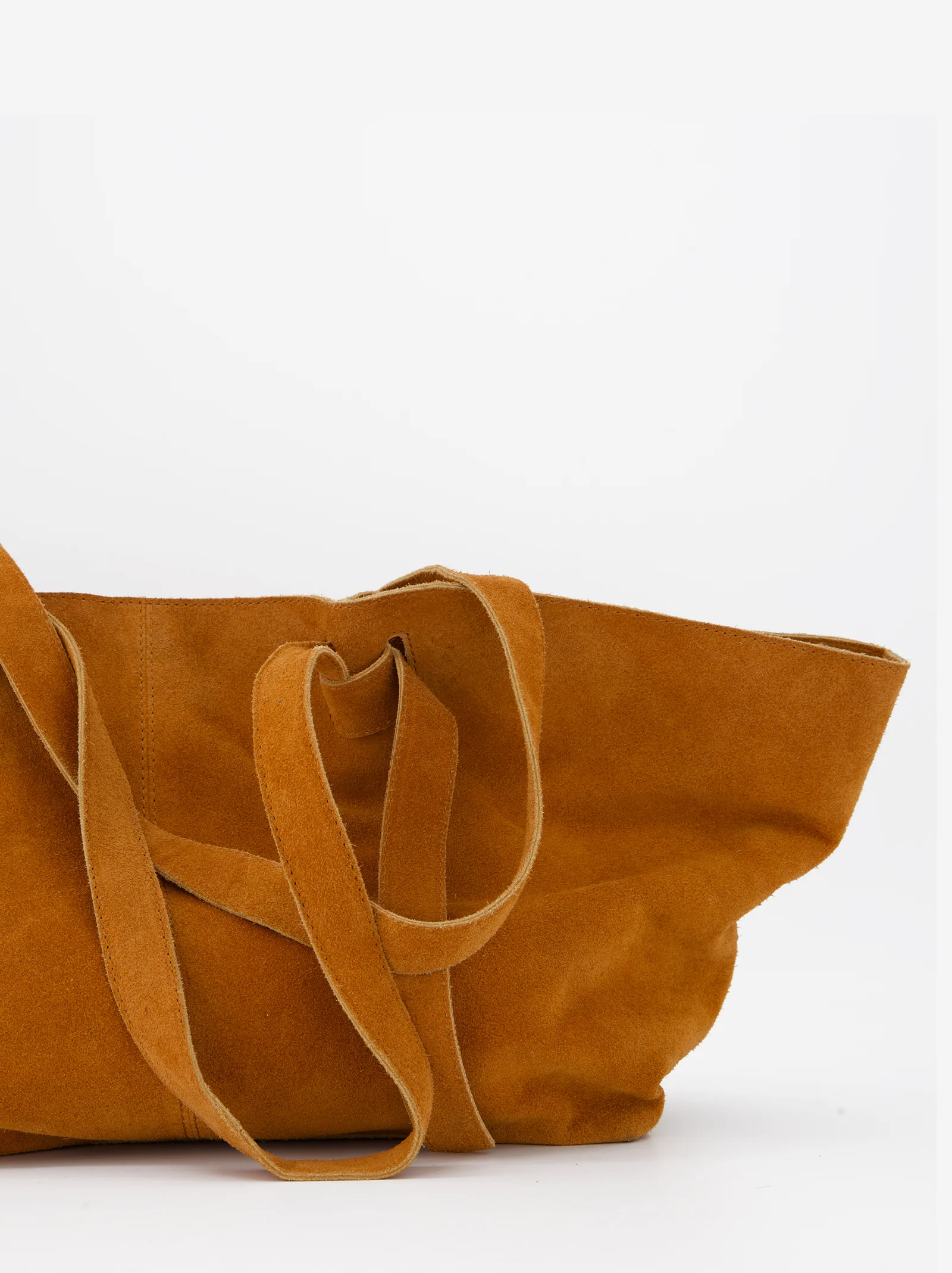 Bolso shopper naranja piel - Tavie - Image 5