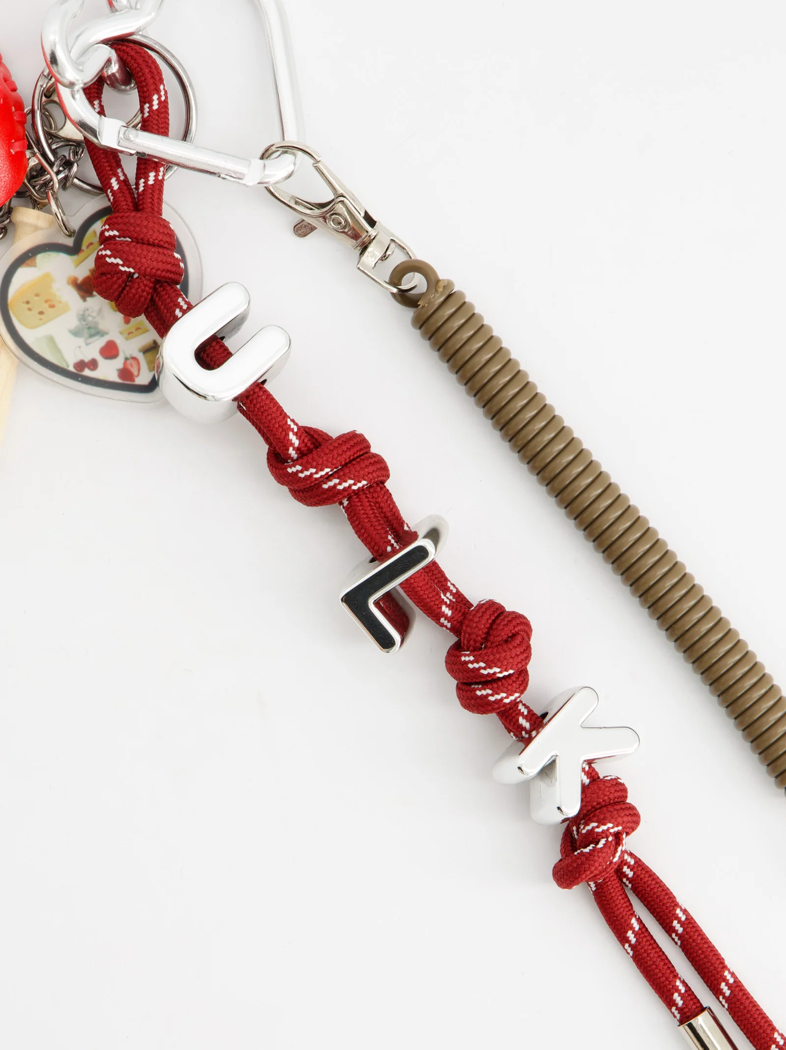 Bolso tote a cuadros con charms - ULK Rever - Image 4