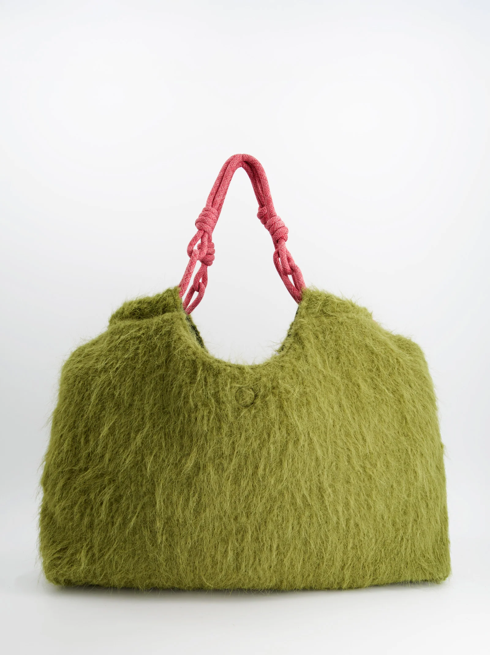 Bolso tote de pelo con charms - ULK Fuzzy - Image 5