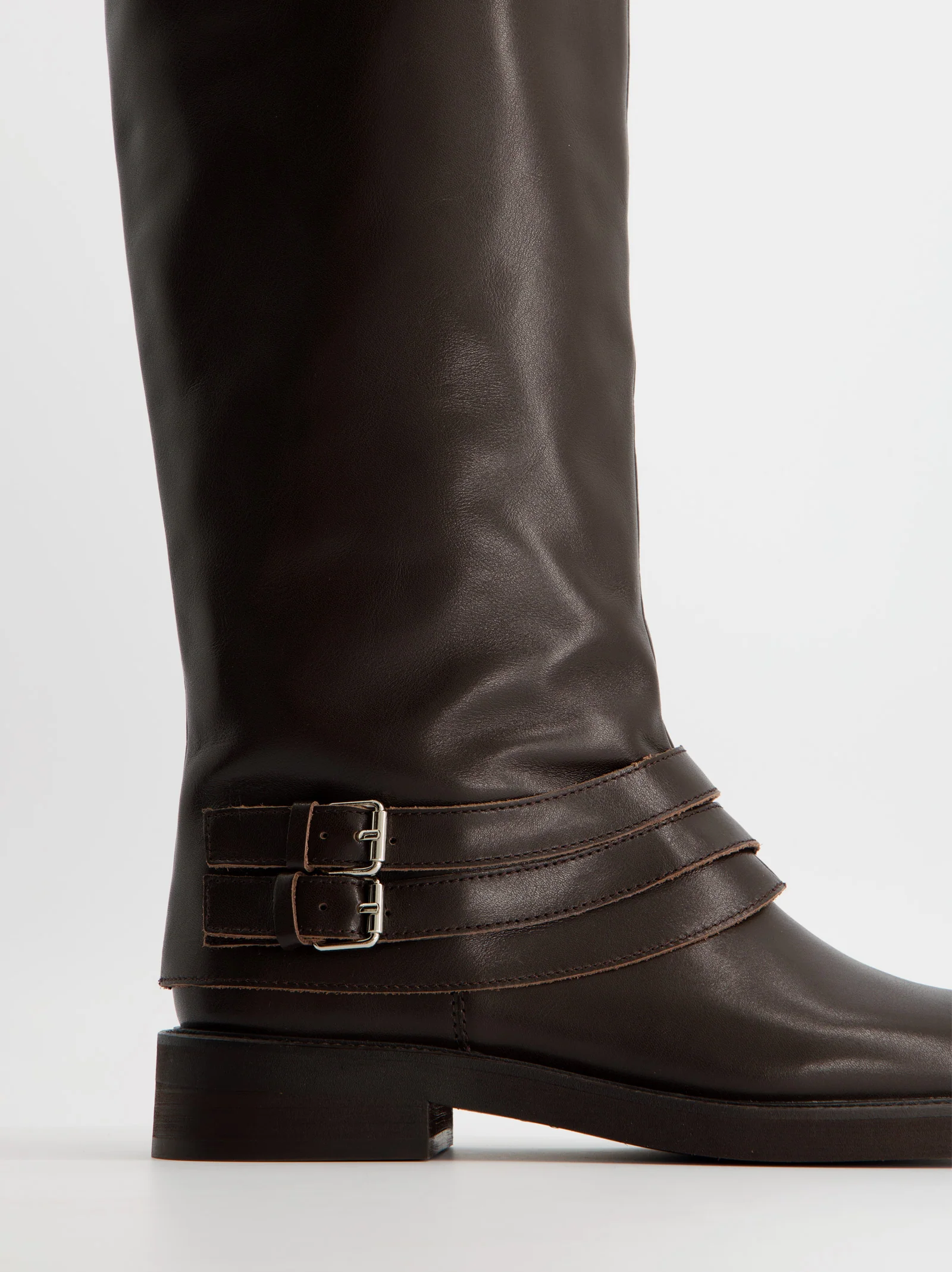 Botas altas de piel con caña vuelta - ULK Farah - Image 2