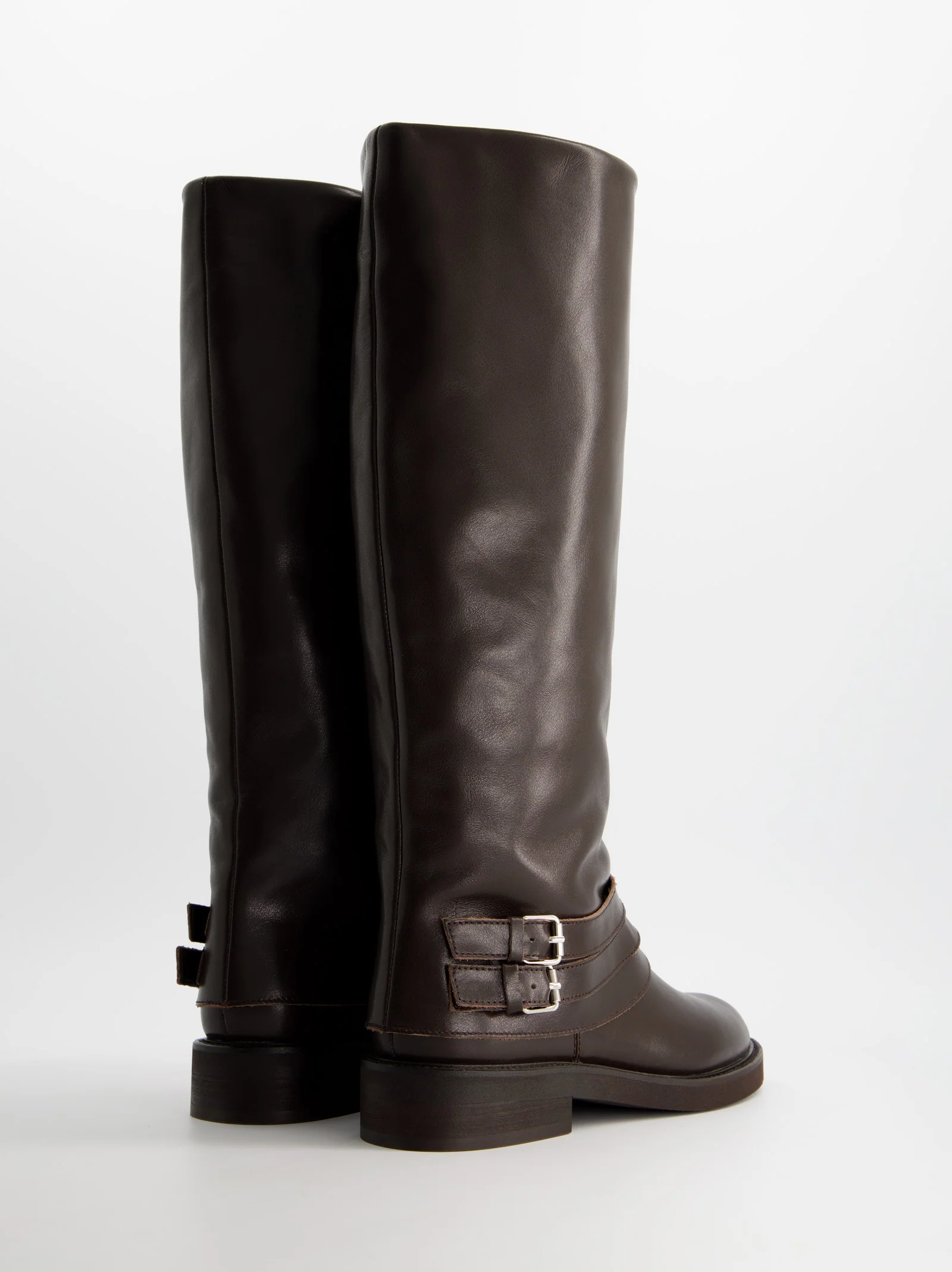 Botas altas de piel con caña vuelta - ULK Farah - Image 5