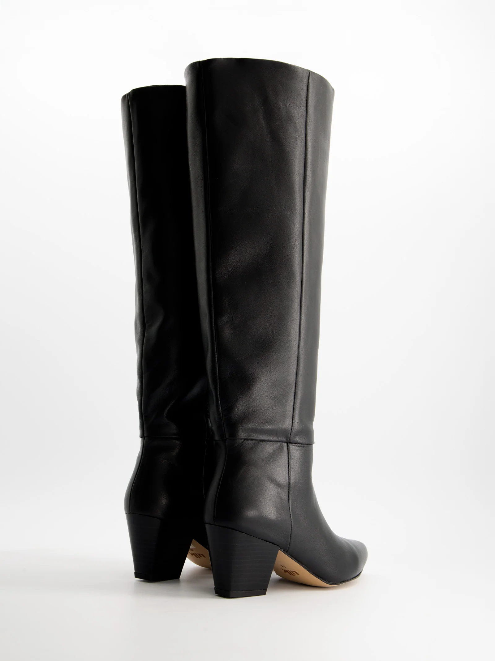 Botas altas de piel con tacón - Brera - Image 5