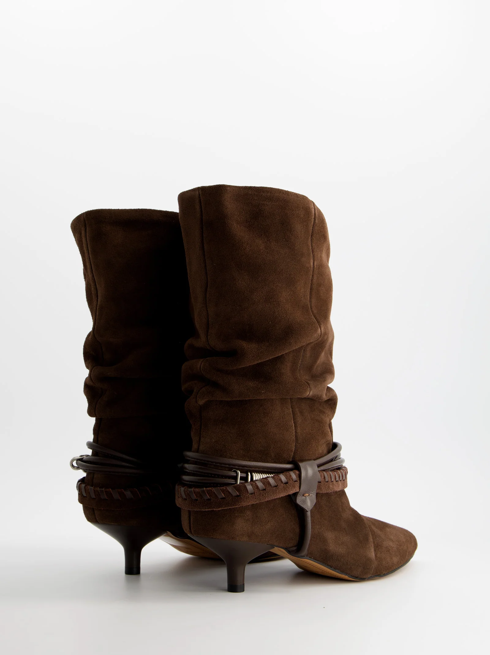 Botines de ante con tacón kitten - ULK Irving - Image 5