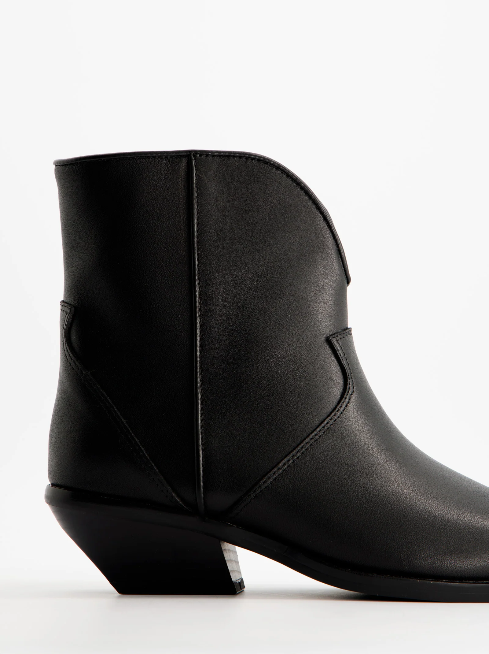 Botines cowboy de piel - Burn - Image 4