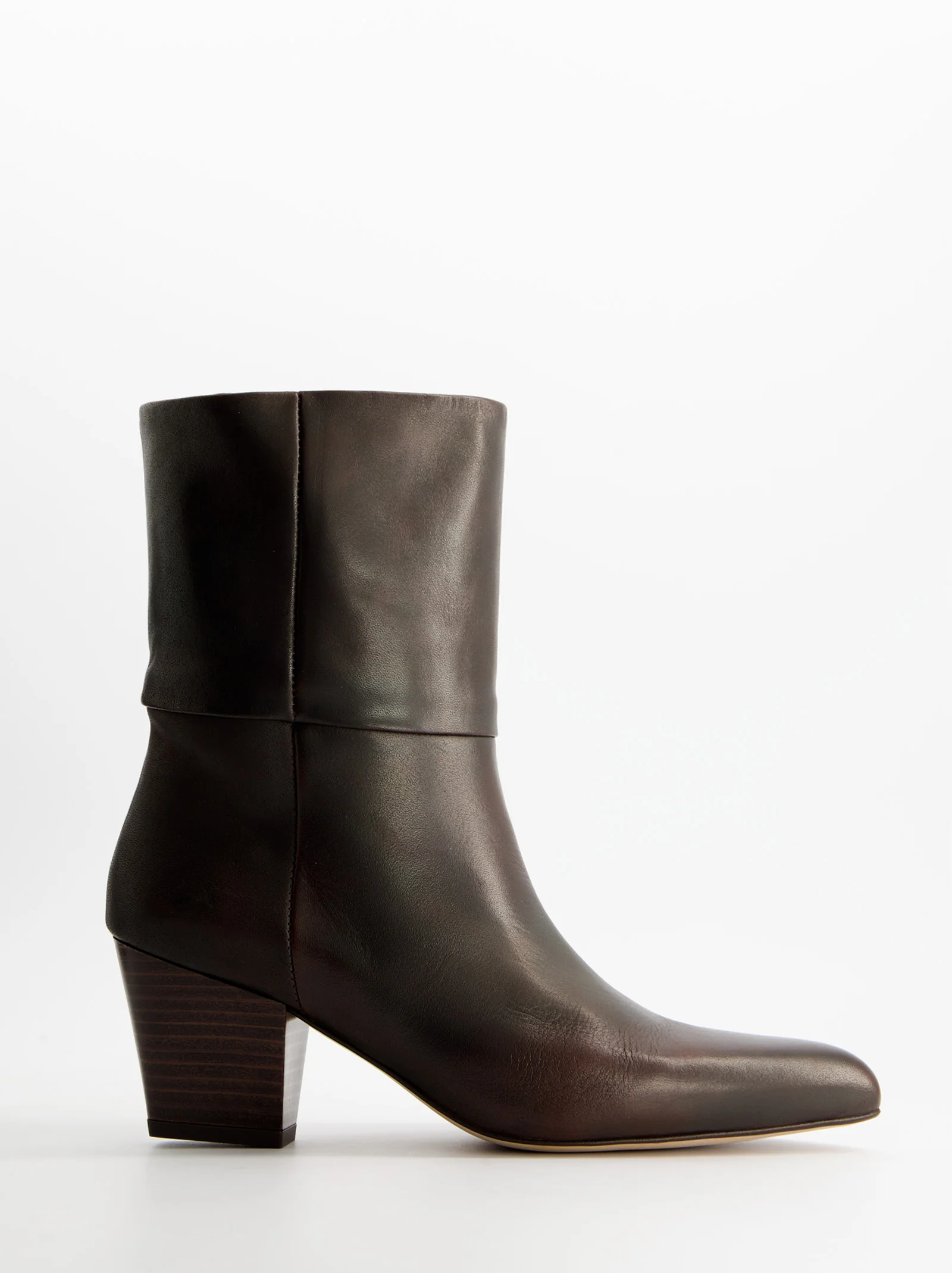 Botines de piel con tacón - Oslo