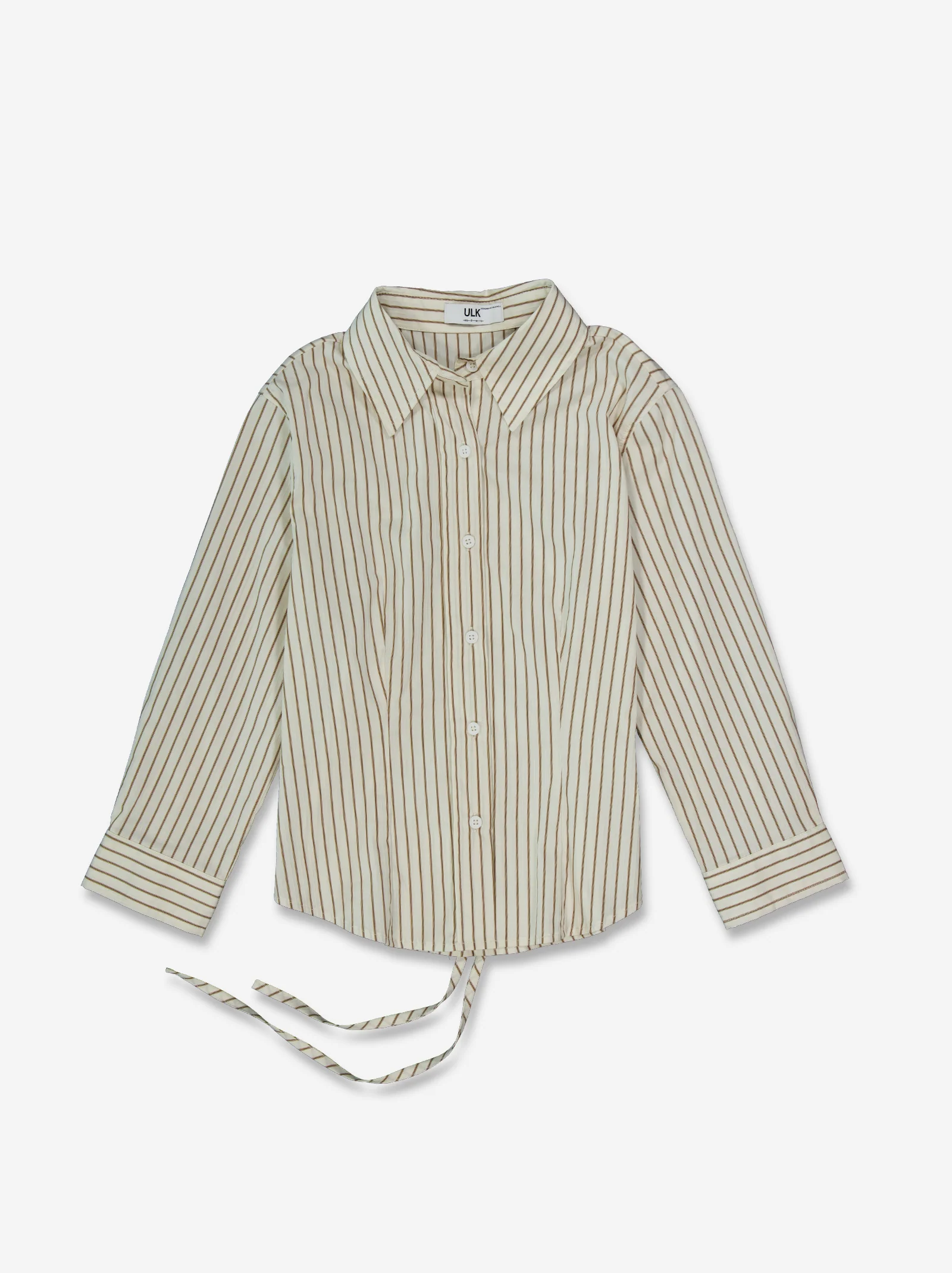 Camisa a rayas con ajuste trasero - Miraela - Image 5