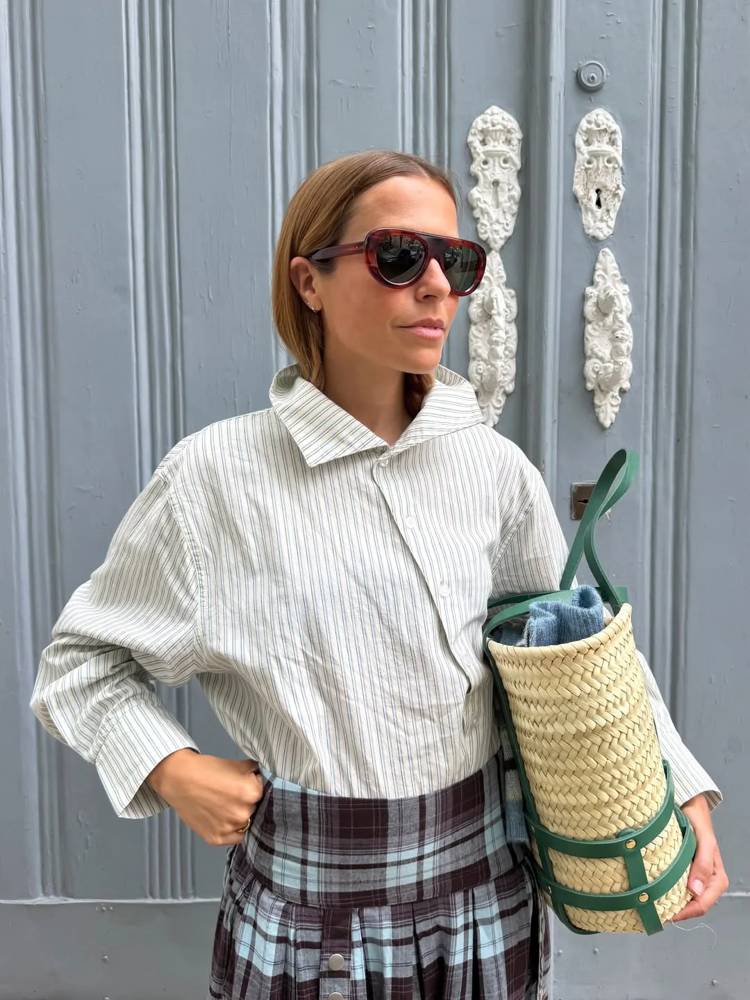 Camisa a rayas con botones asimétricos - Yani - Image 6