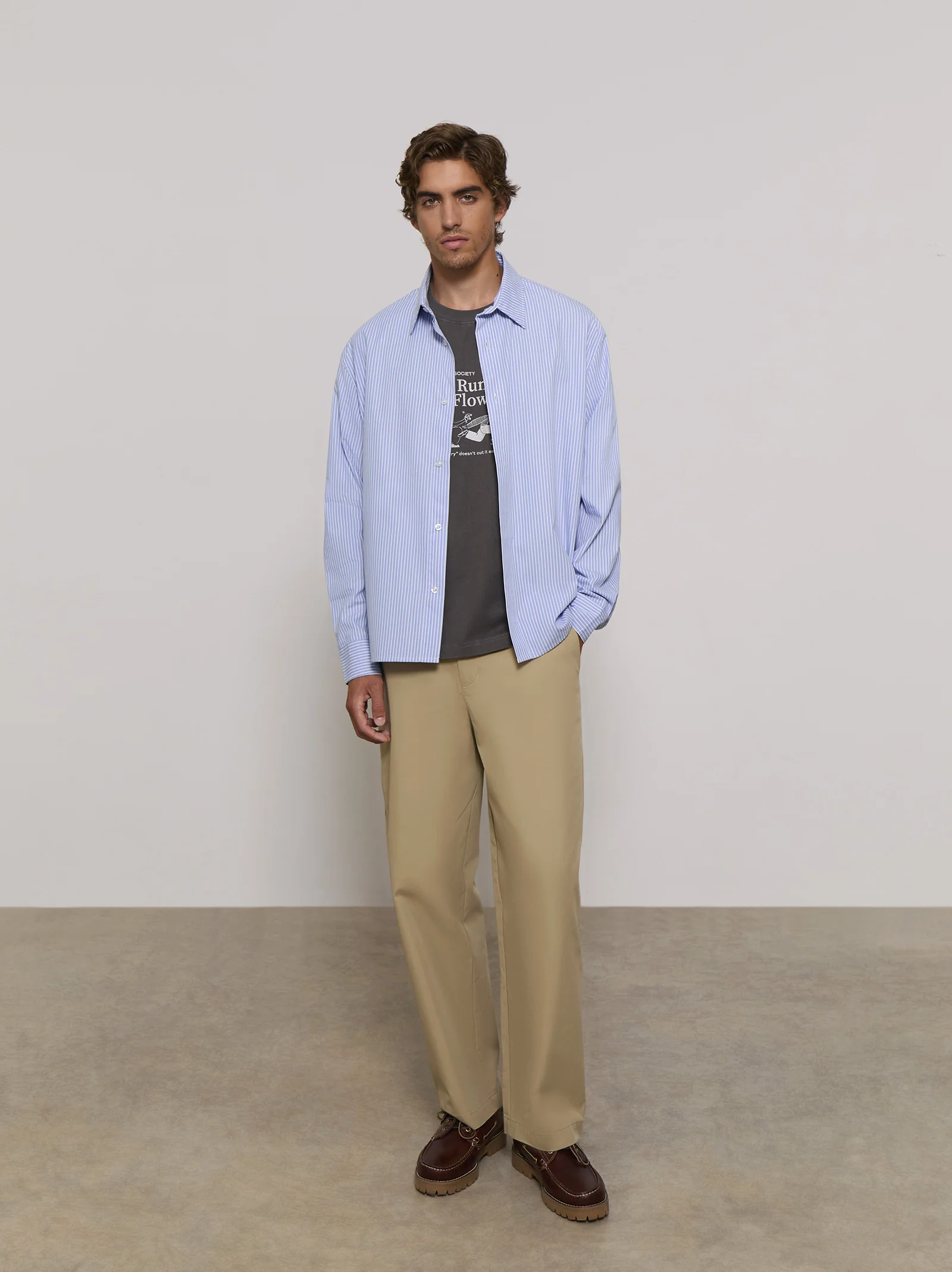 Camisa a rayas regular fit - ULK James - Image 3