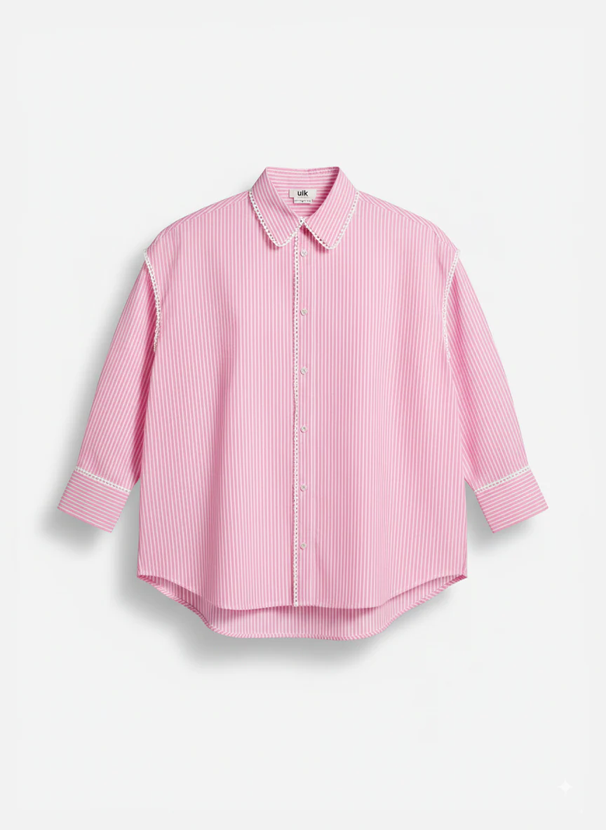 Camisa popelín rayas - ULK Lucy - Image 3