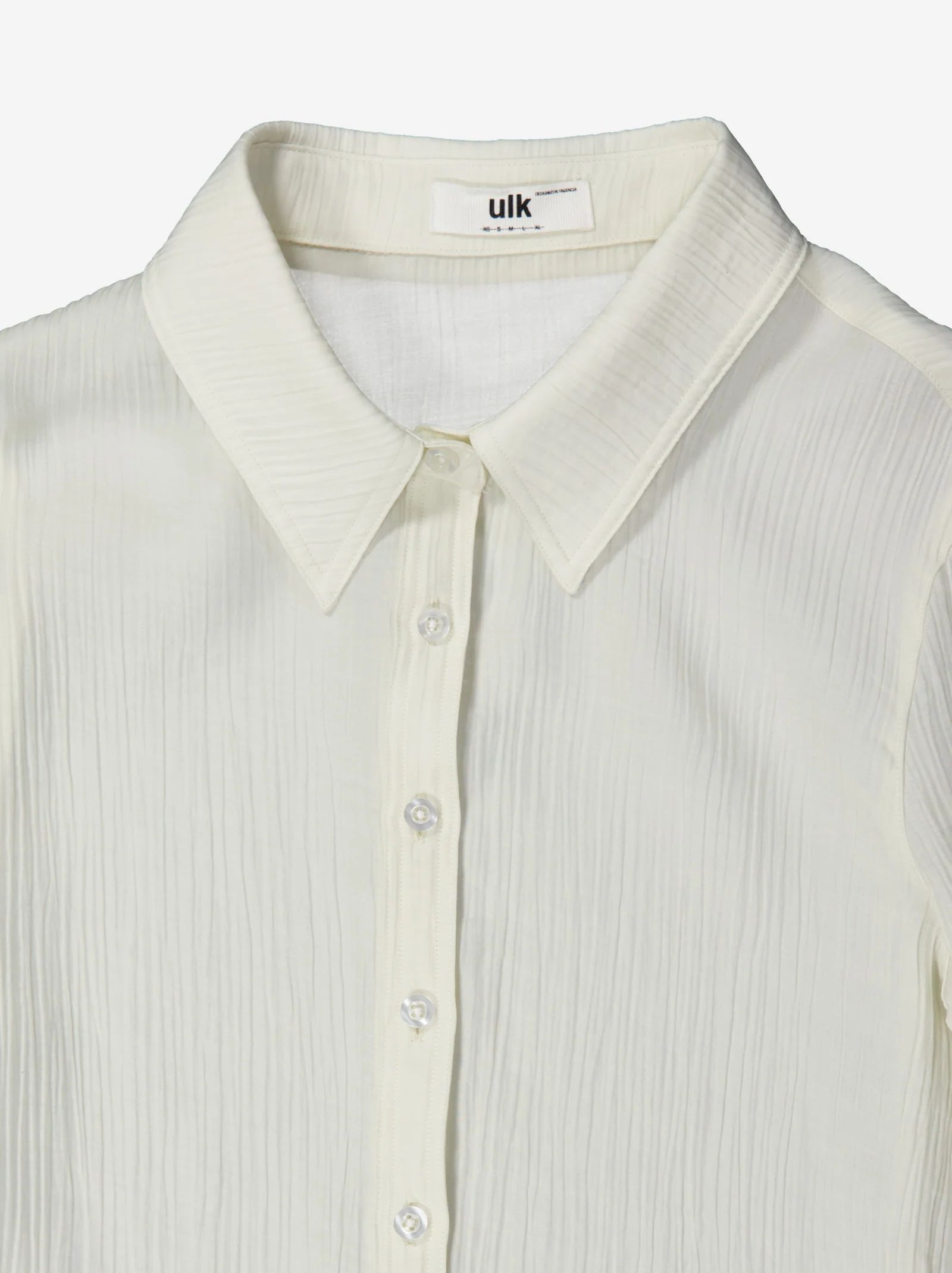 Camisa textura detalle manga blanca - Camuleta - Image 6