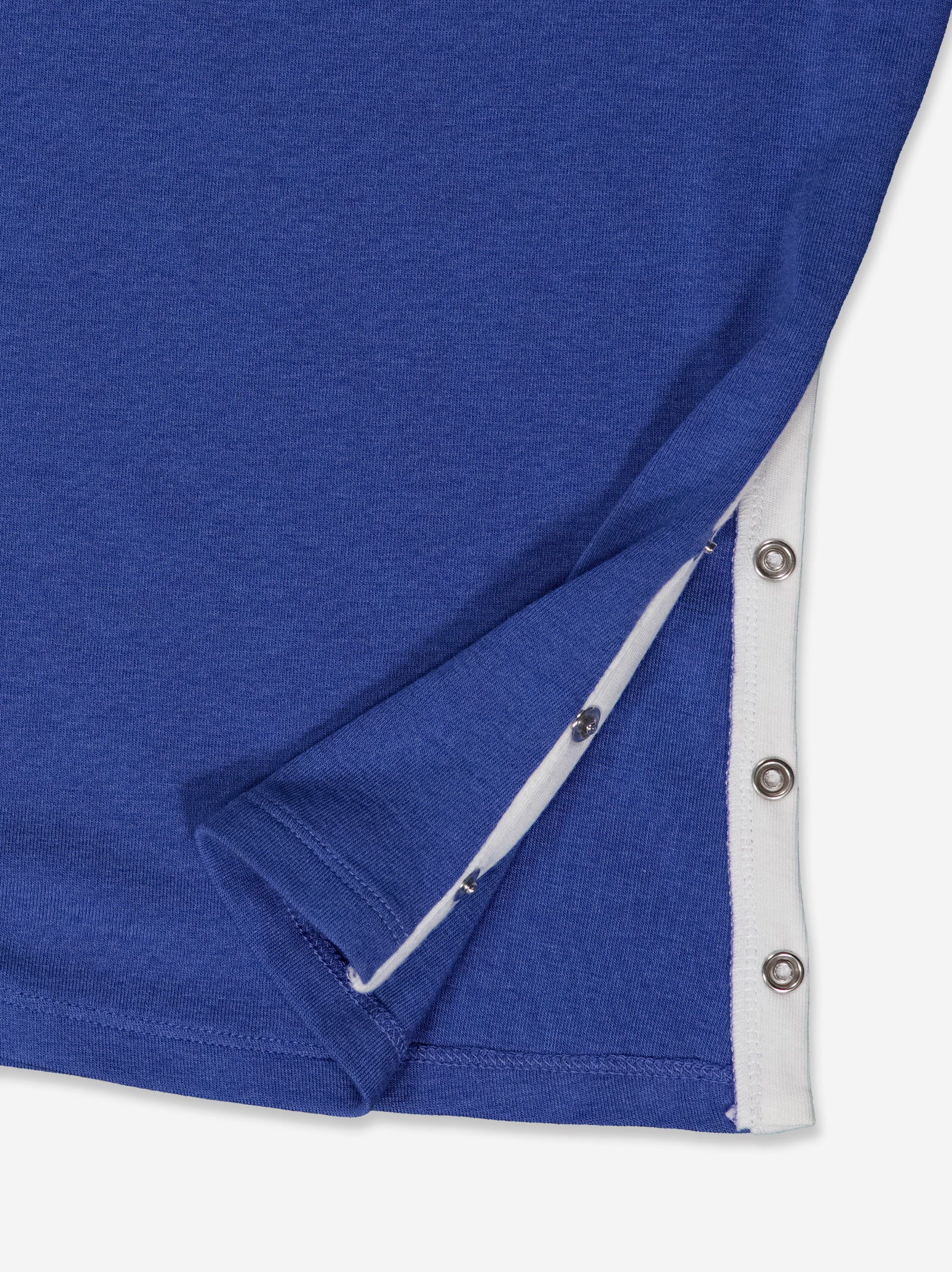 Camiseta azul con aberturas en contraste - Vita - Image 3