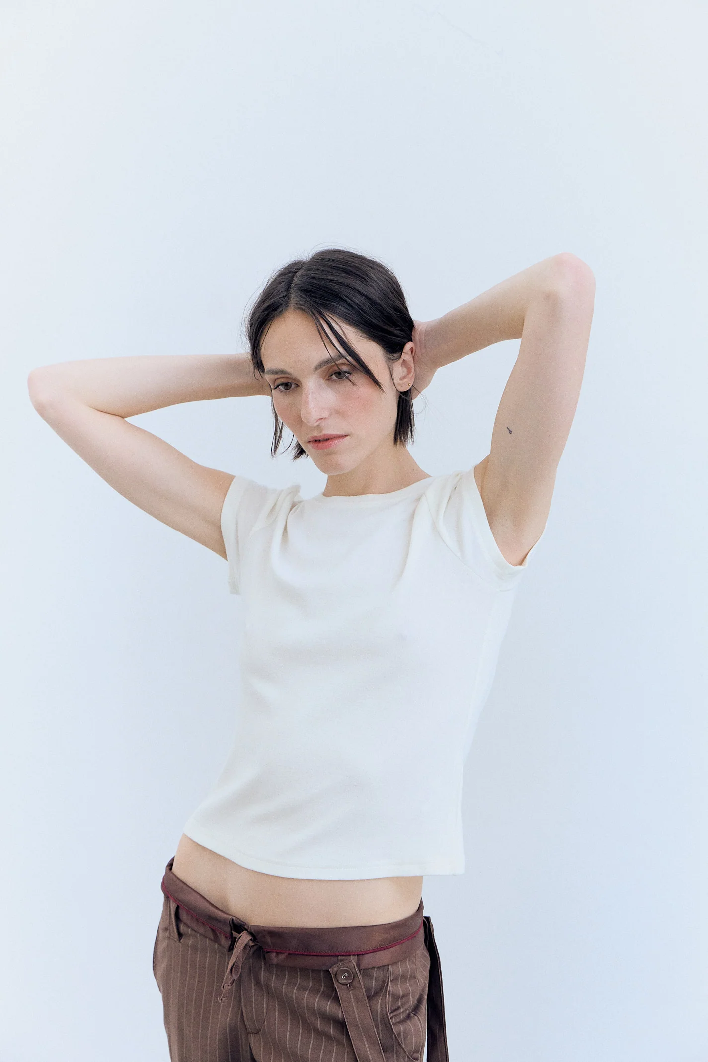Camiseta blanca de manga larga - Limo - Image 3