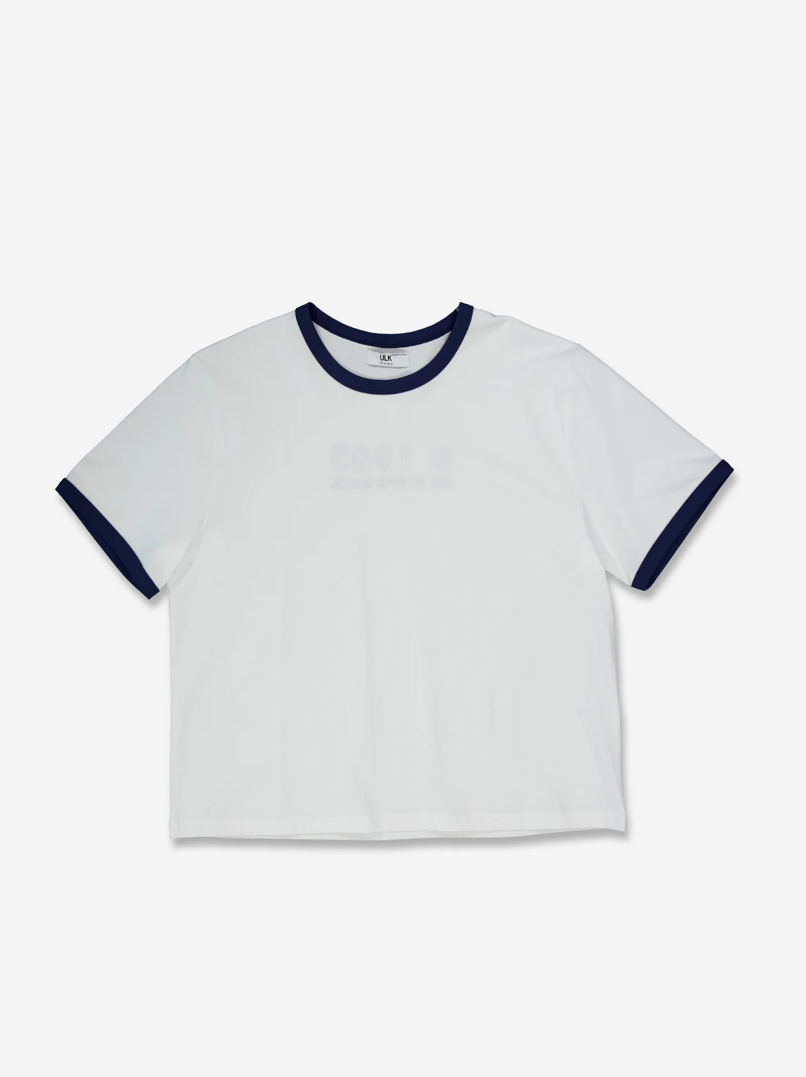 Camiseta blanca de manga corta boxy fit - Jane - Image 3