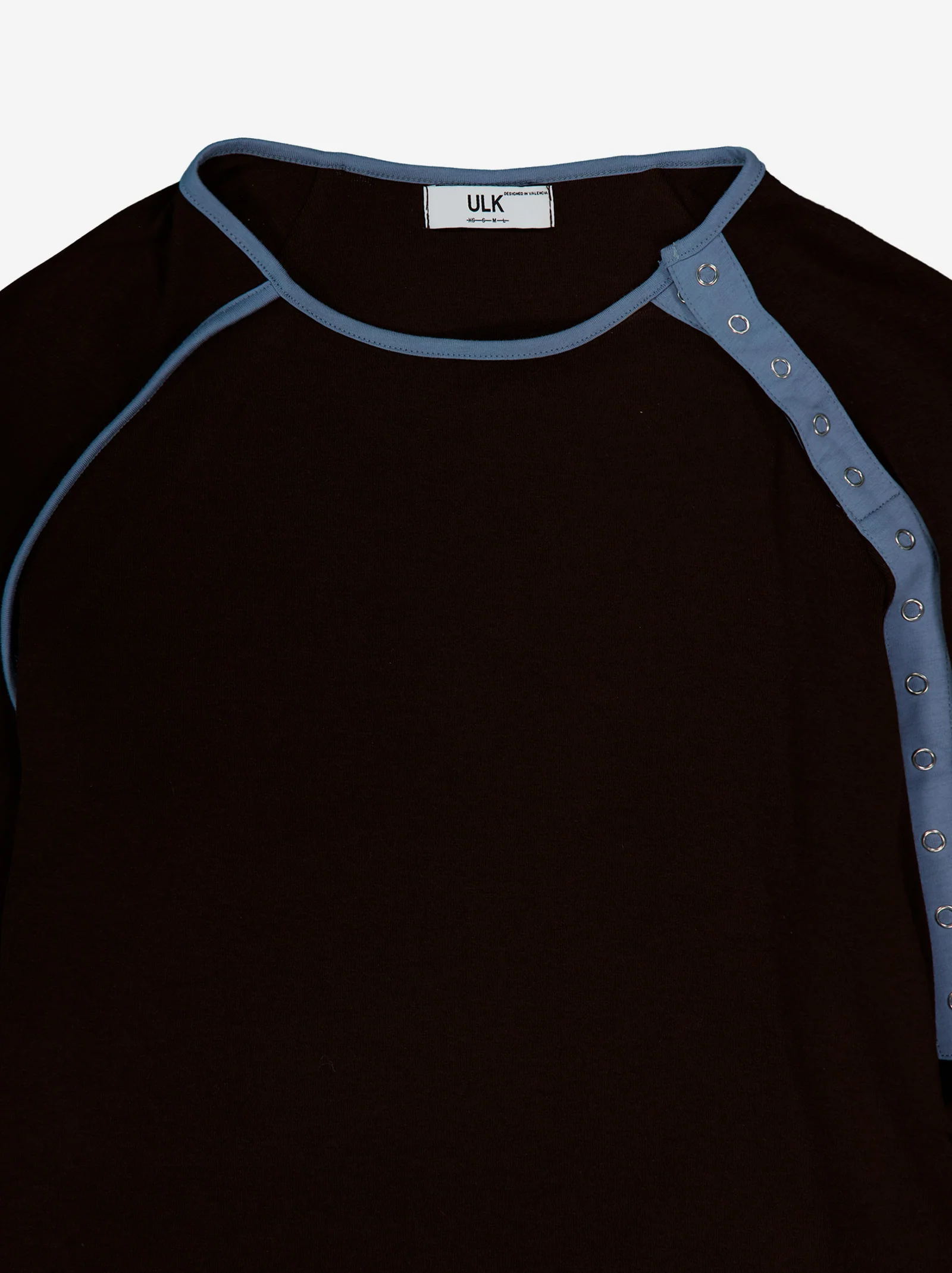 Camiseta de manga larga con cuello de botones asimétrico - Elior - Image 3
