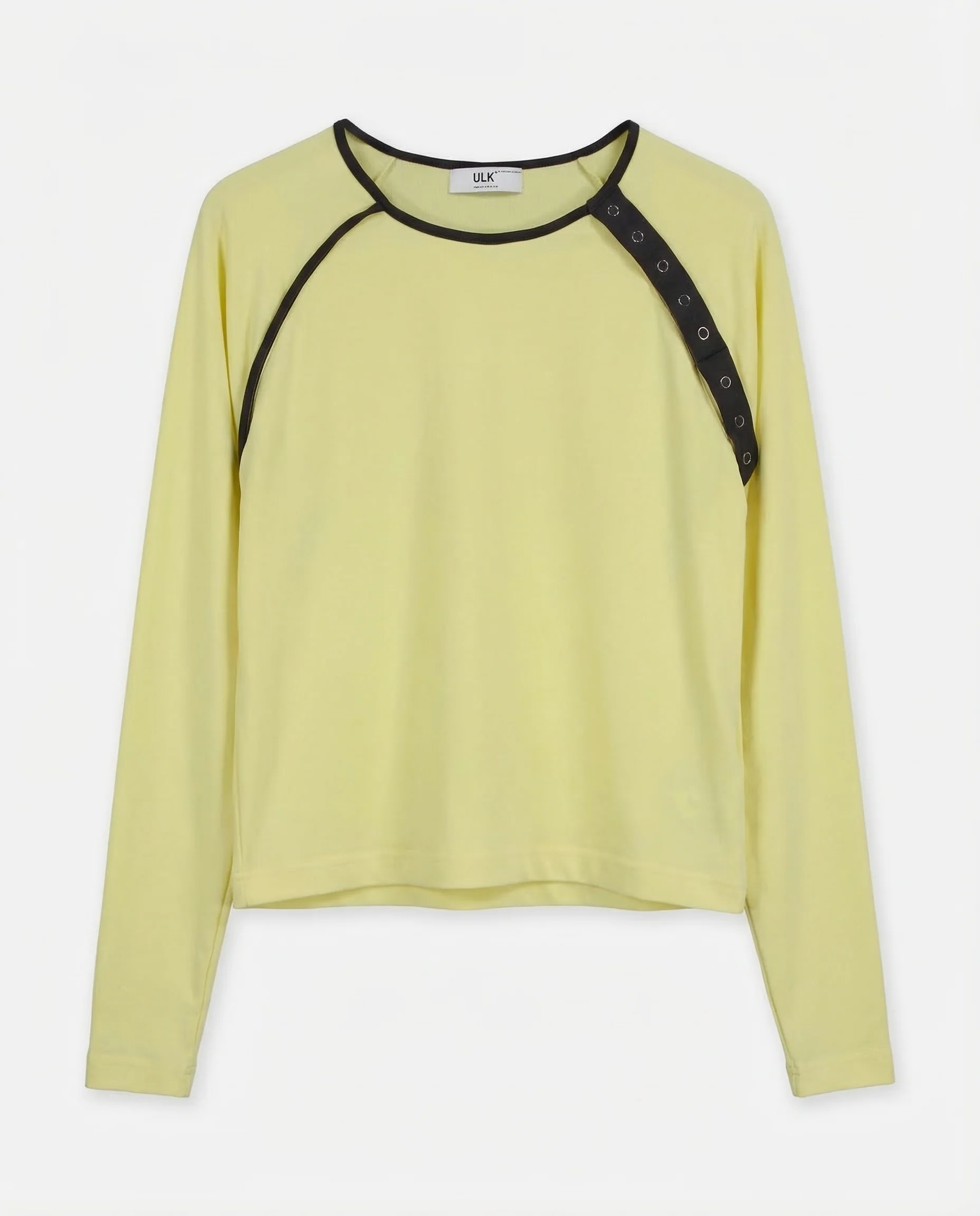 Camiseta de manga larga con cuello de botones asimétrico - Elior - Image 2