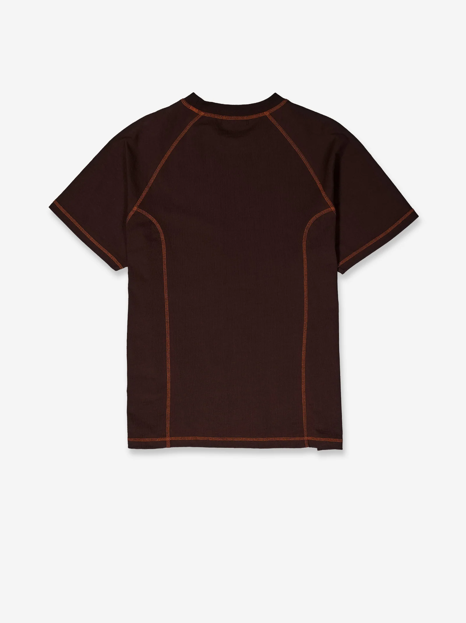 Camiseta marrón con costuras en contraste - Pope - Image 4