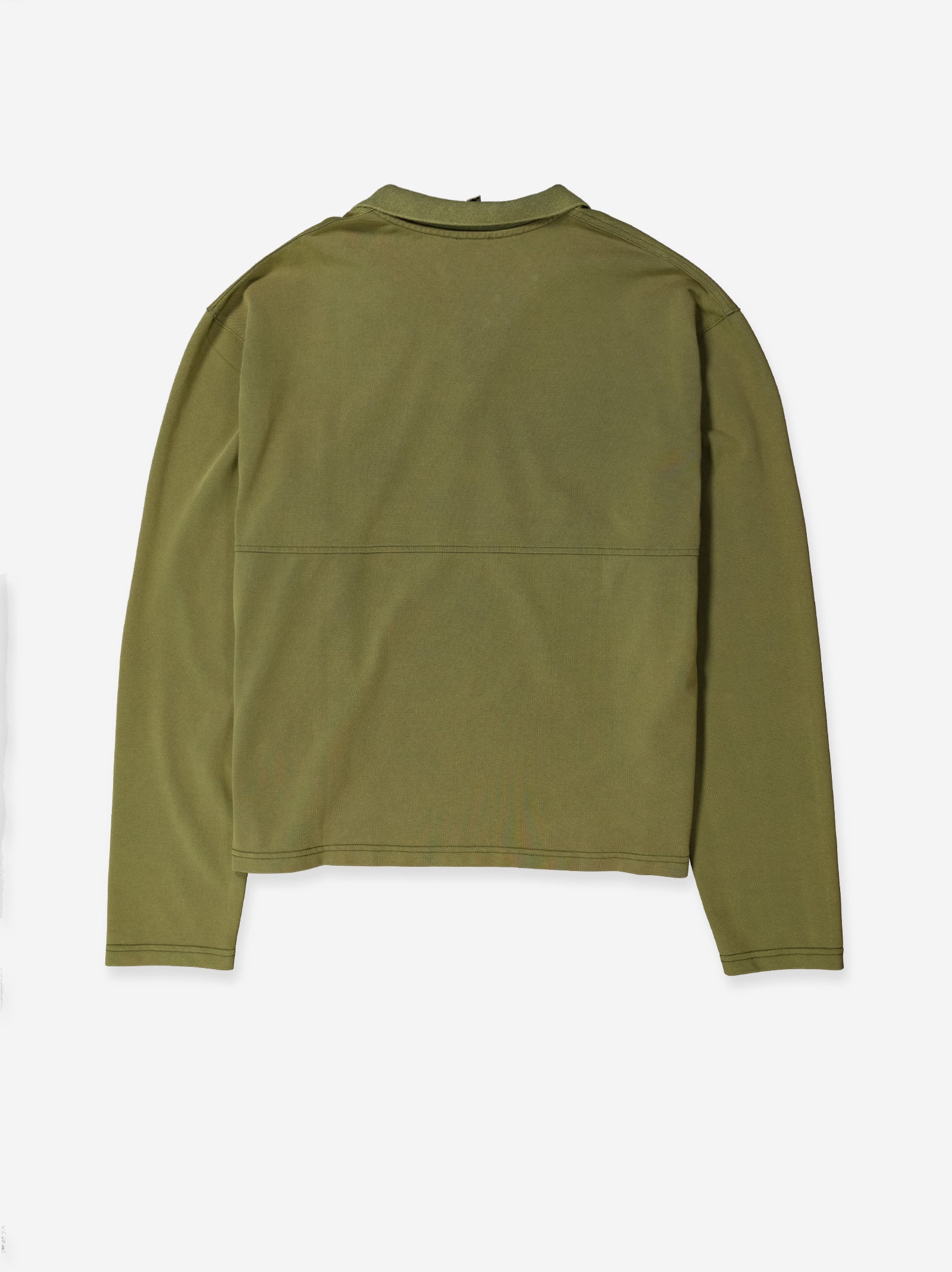 Camiseta verde con cuello abierto y detalle frontal - Poku - Image 5