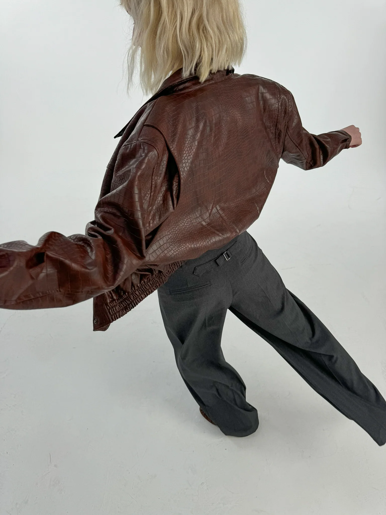 Chaqueta bomber efecto piel - Lisbon - Image 2