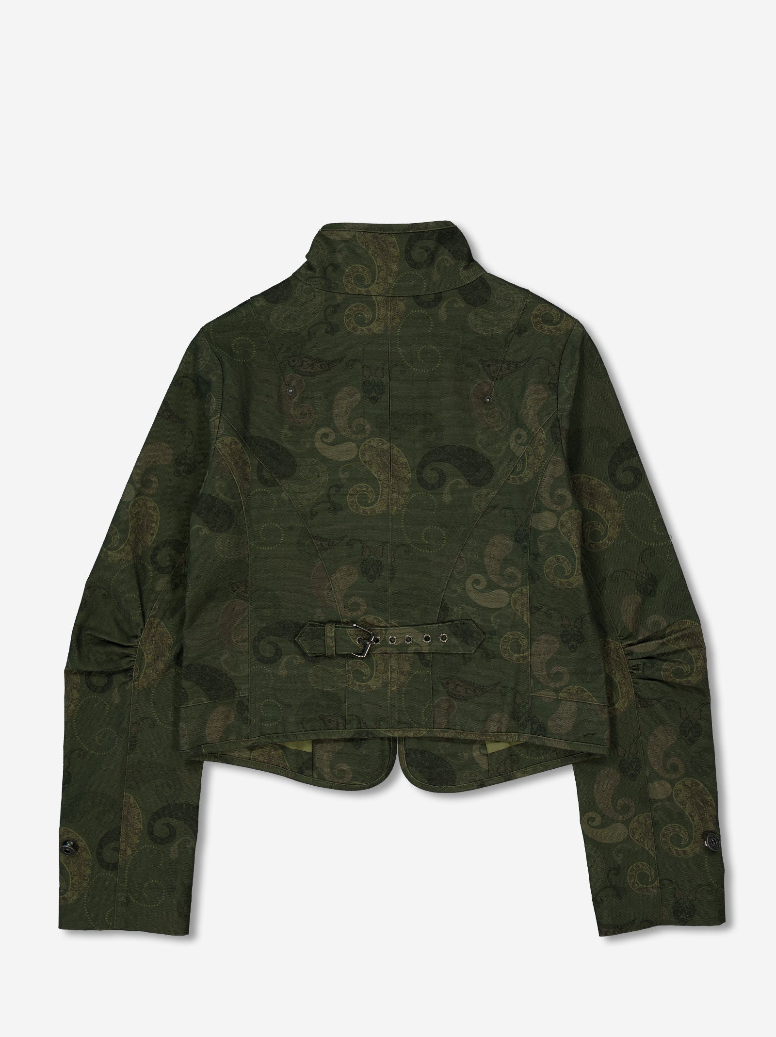 Chaqueta cachemira utilitaria con ajustes de hebilla - Luz - Image 5