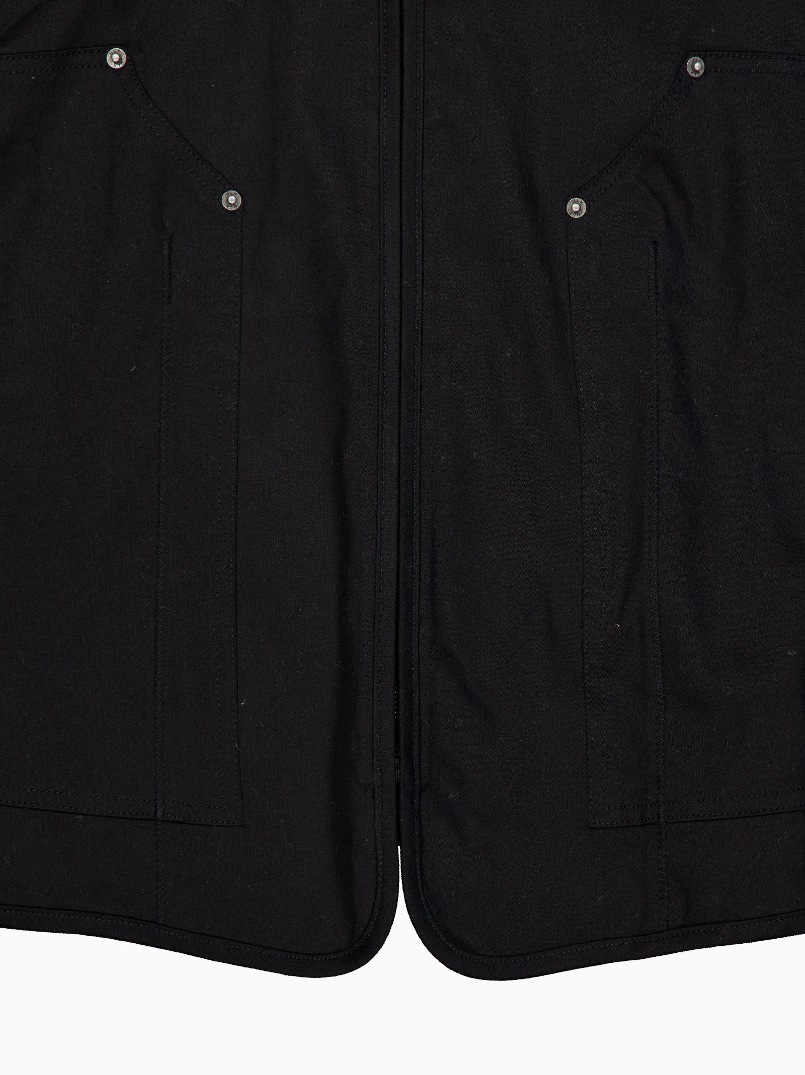 Chaqueta negra utilitaria con ajustes de hebilla - Luz - Image 5