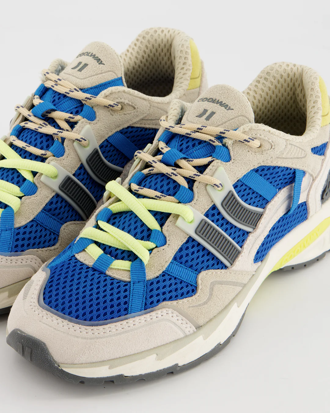 Coolway 2003 Blue Motion - Zapatillas deportivas de ante y malla - Image 4