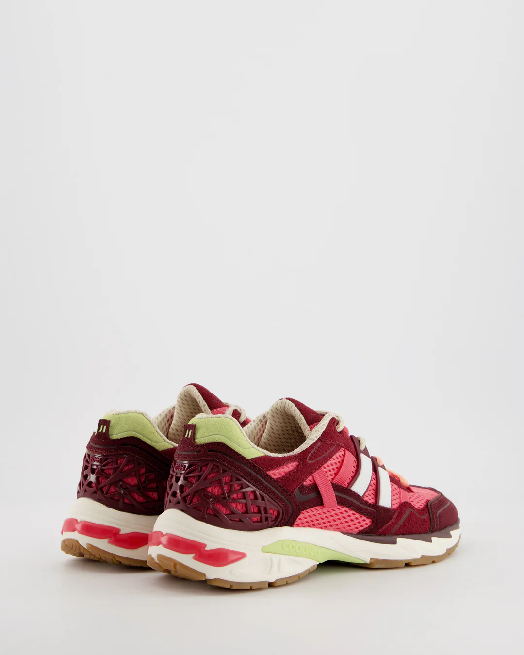 Coolway 2003 Dragon Fruit - Zapatillas deportivas de ante y malla - Image 5