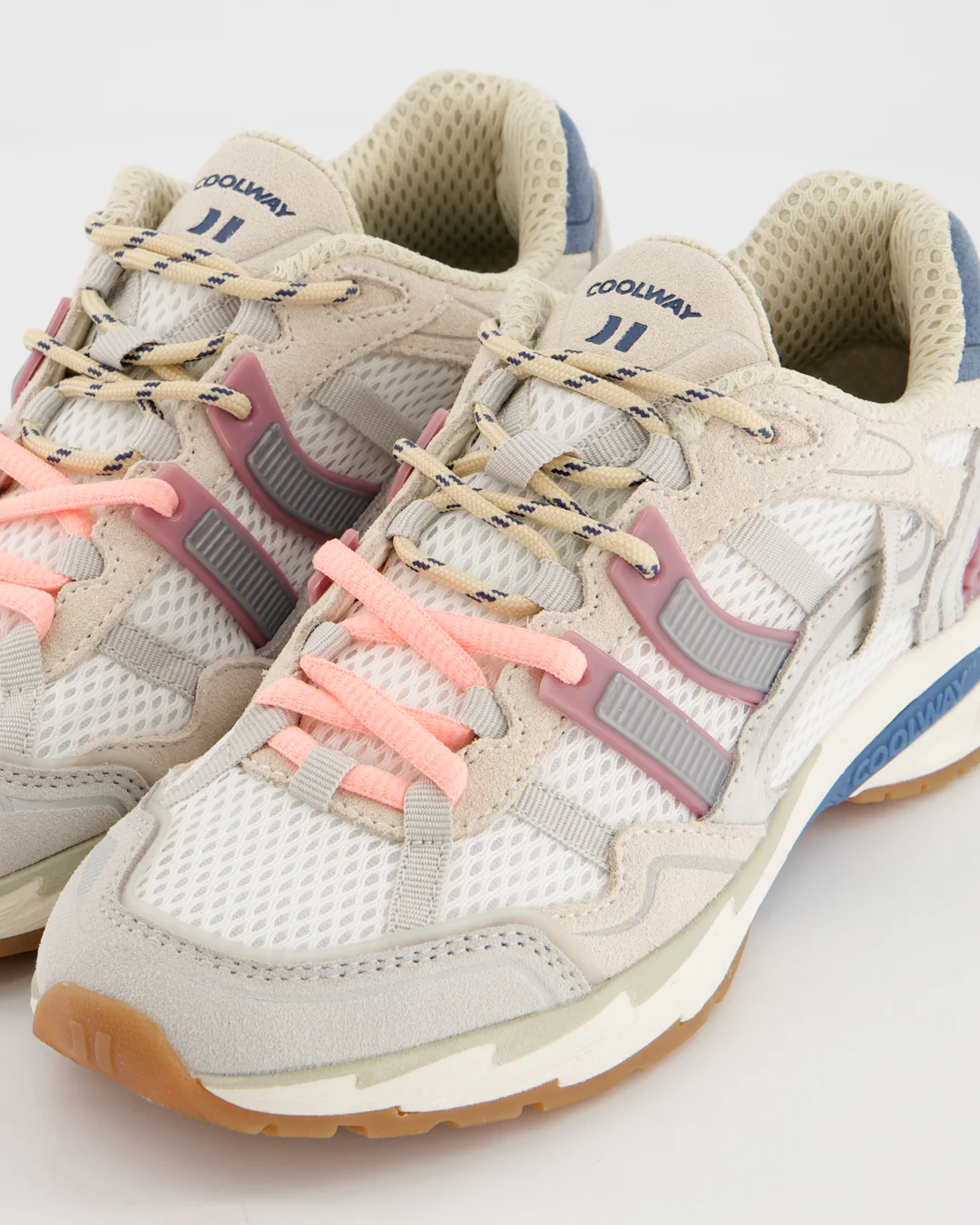 Coolway 2003 Glow Rush - Zapatillas deportivas de ante y malla - Image 4