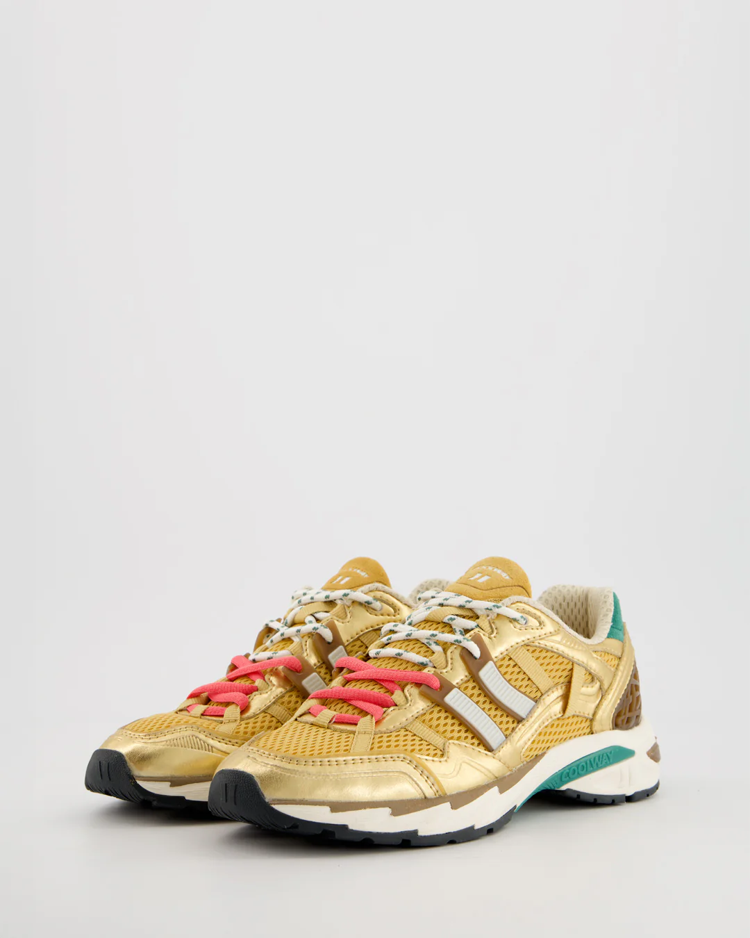 Coolway 2003 Golden Flame - Zapatillas deportivas de ante y malla - Image 3