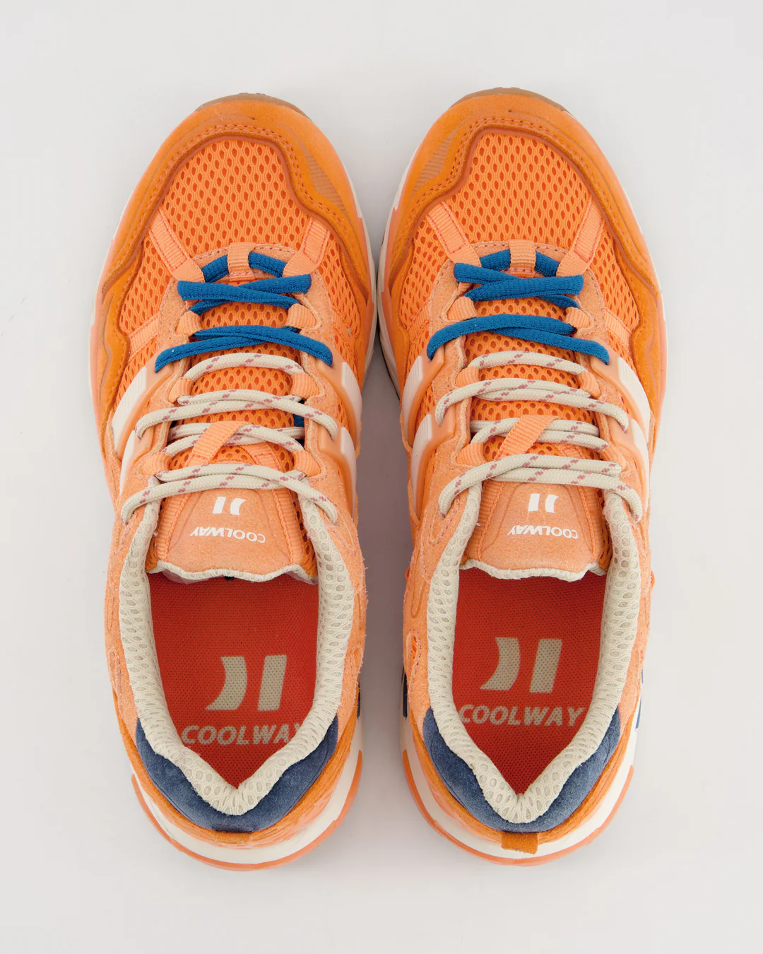 Coolway 2003 Orange Flash - Zapatillas deportivas de ante y malla - Image 2