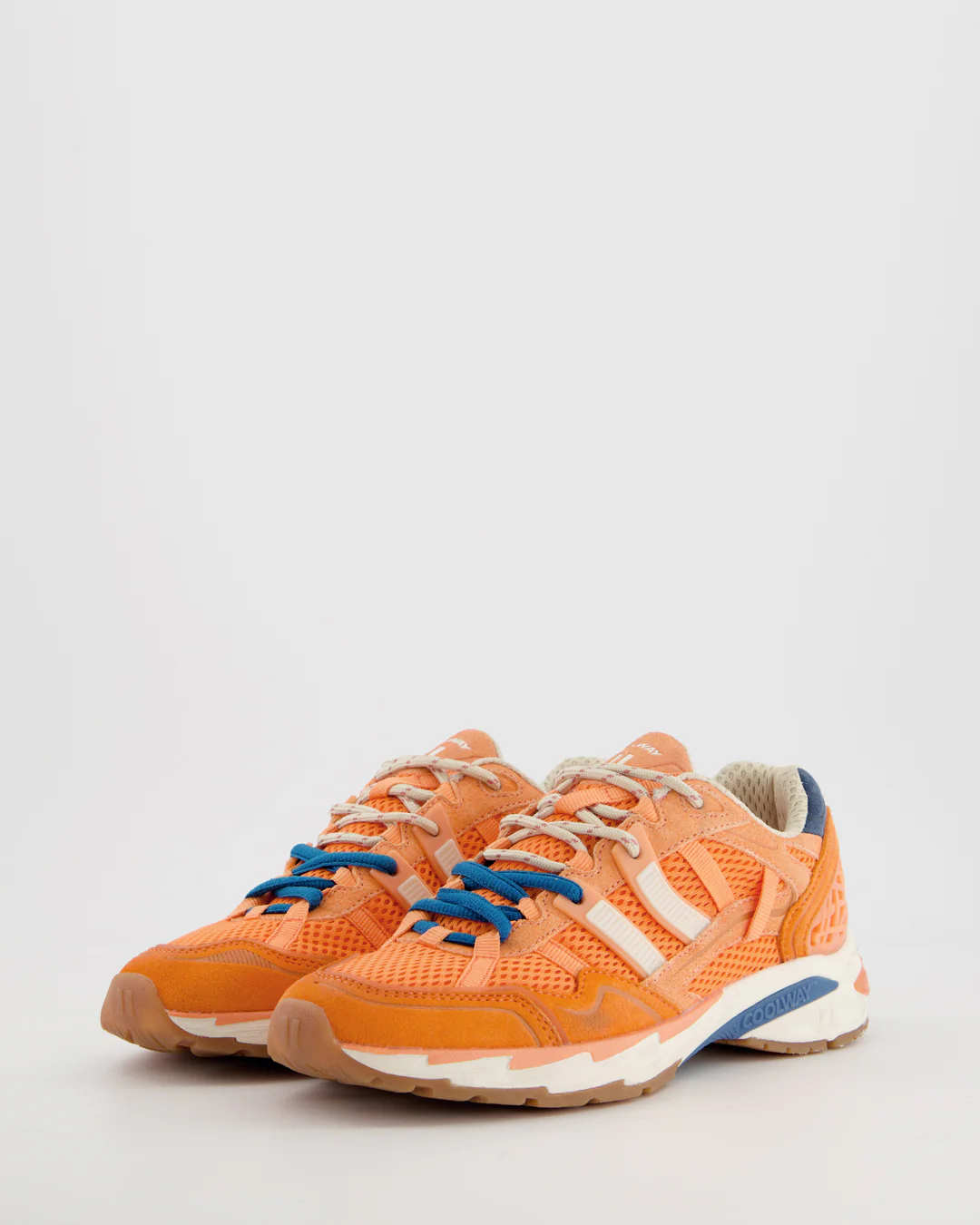 Coolway 2003 Orange Flash - Zapatillas deportivas de ante y malla - Image 3
