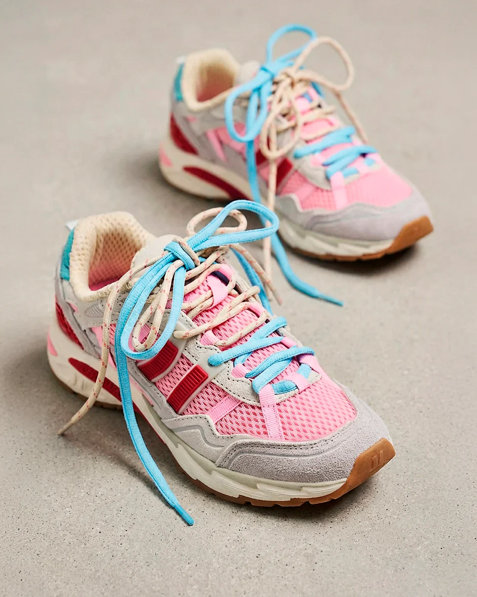 Coolway 2003 Pink Volt - Zapatillas deportivas de ante y malla - Image 2
