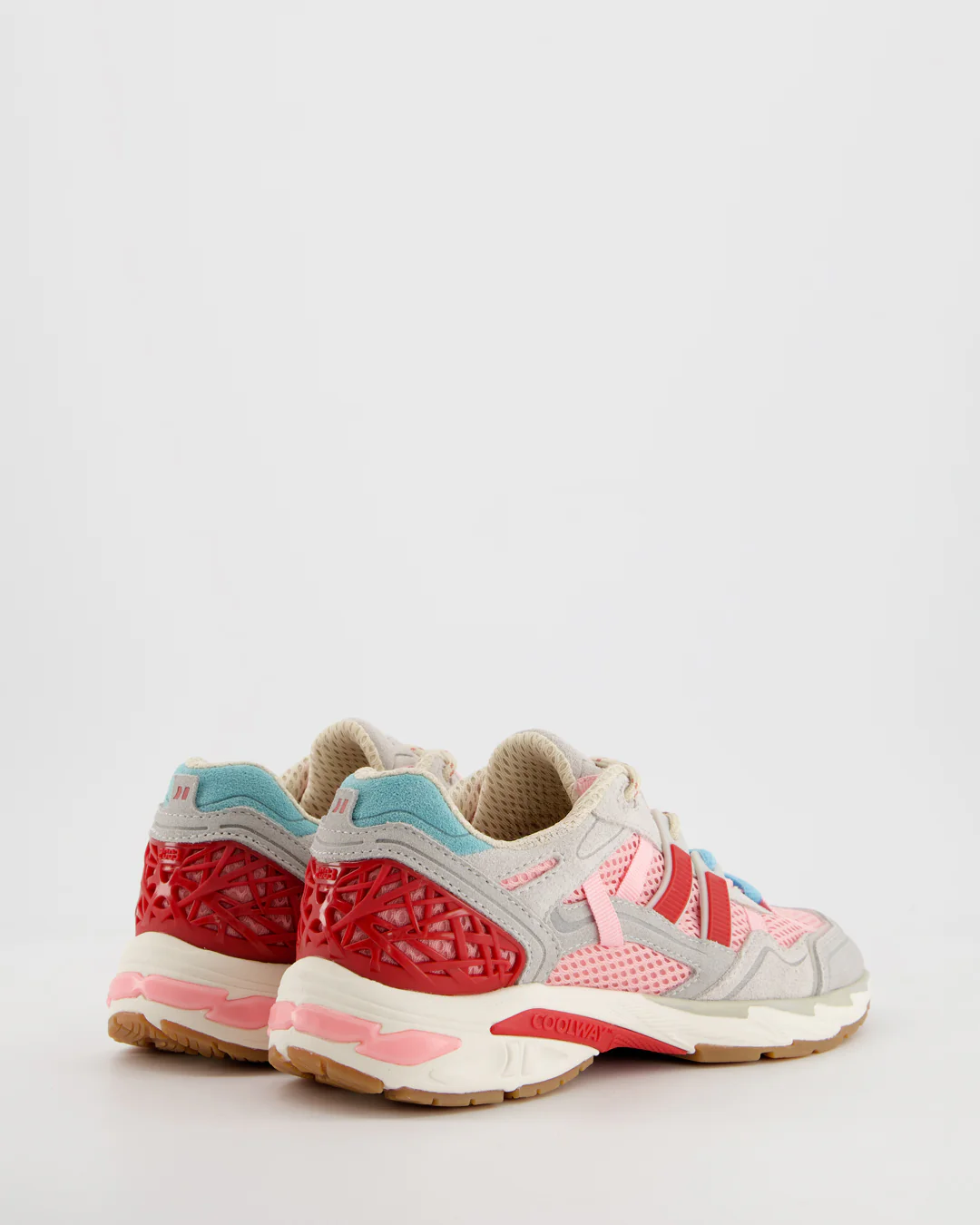 Coolway 2003 Pink Volt - Zapatillas deportivas de ante y malla - Image 4